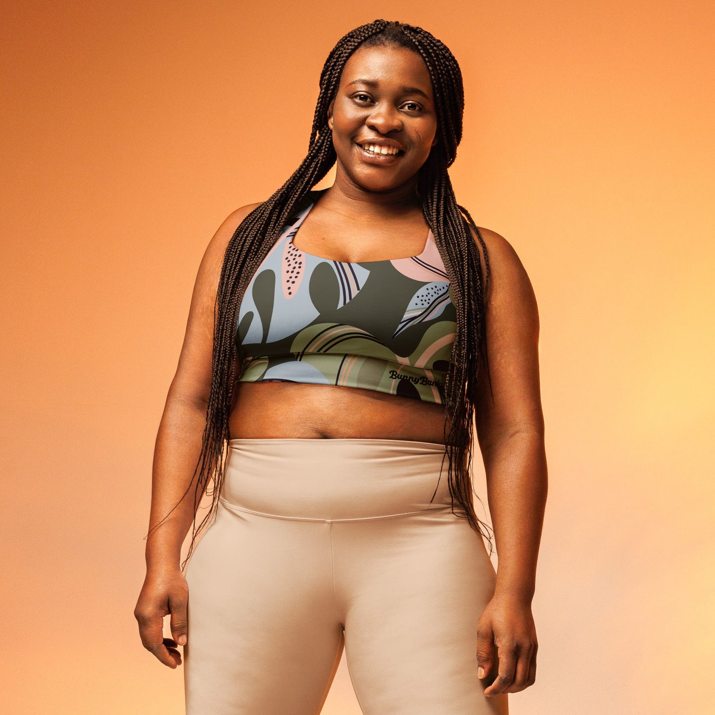 Barbican Longline Sports Bra - BunnyBanky