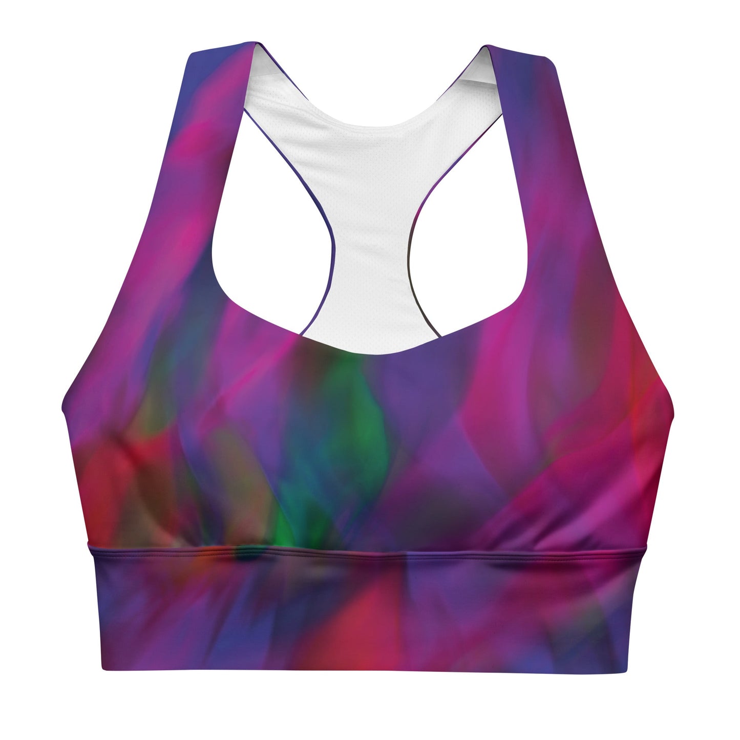 Bologna Longline Sports Bra: High - Support, Sustainable Style - BunnyBanky