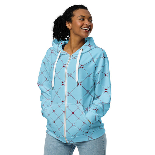 Bordeaux Zip Hoodie - BunnyBanky