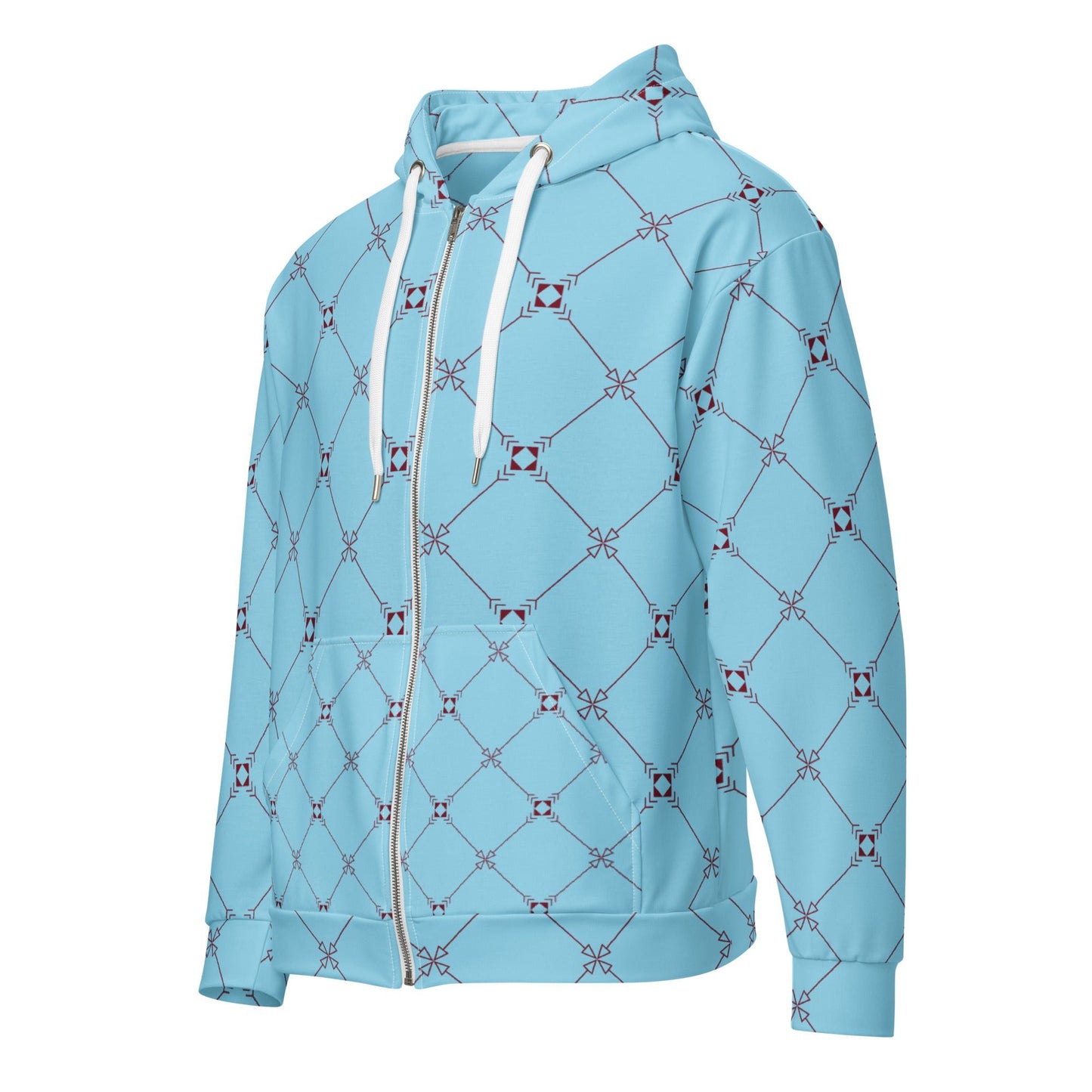 Bordeaux Zip Hoodie - BunnyBanky