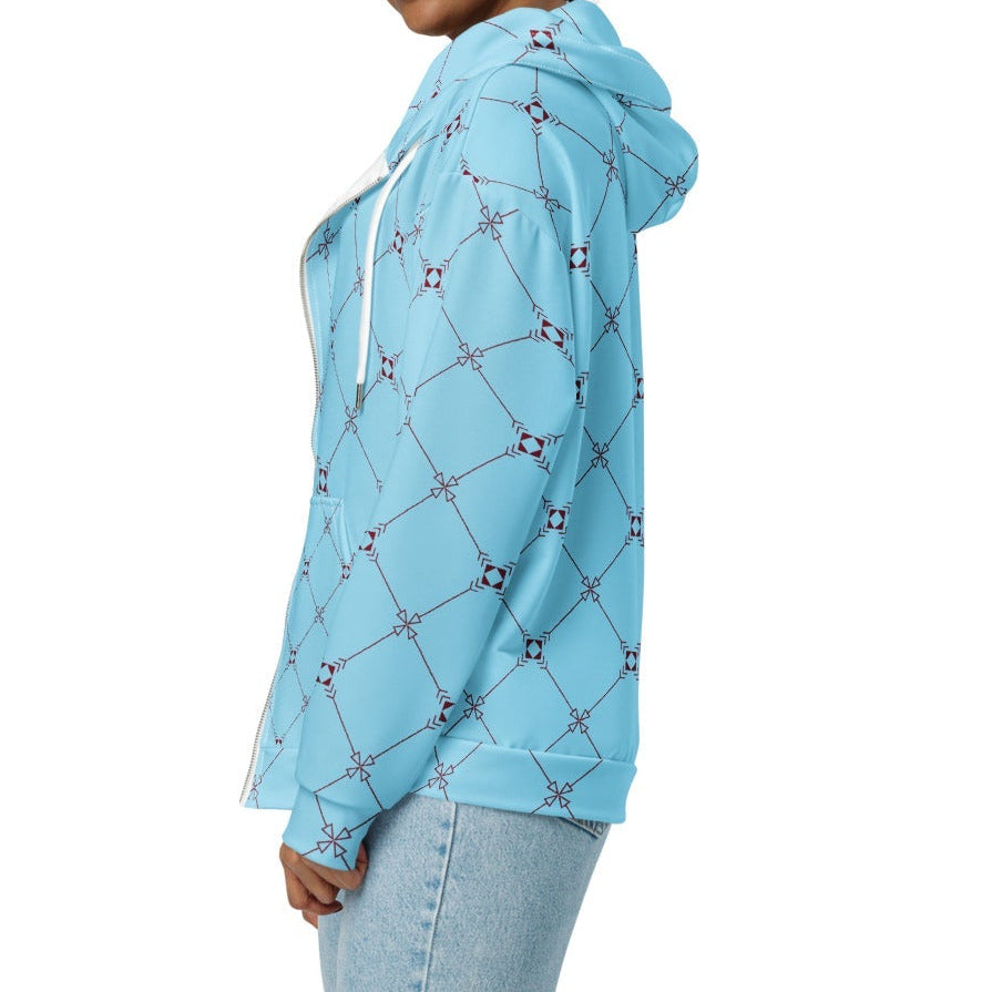 Bordeaux Zip Hoodie - BunnyBanky