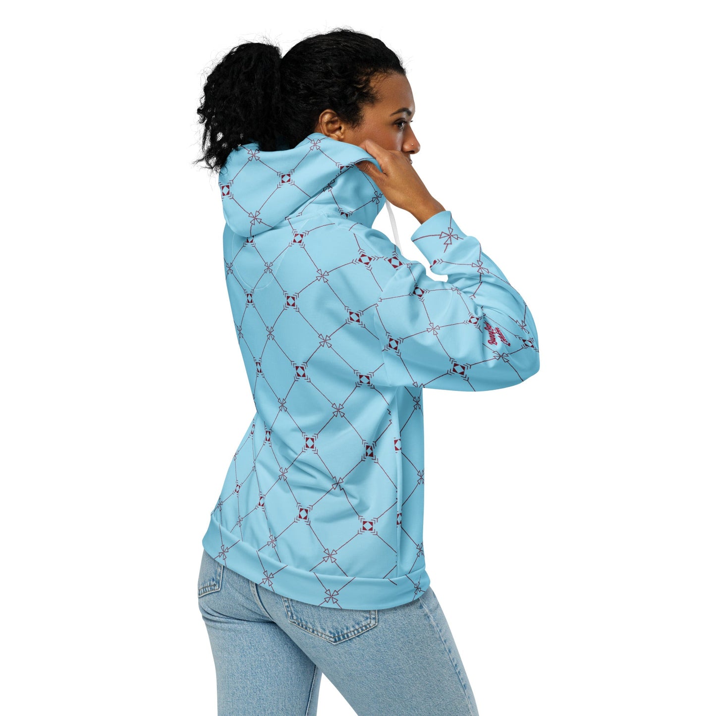 Bordeaux Zip Hoodie - BunnyBanky