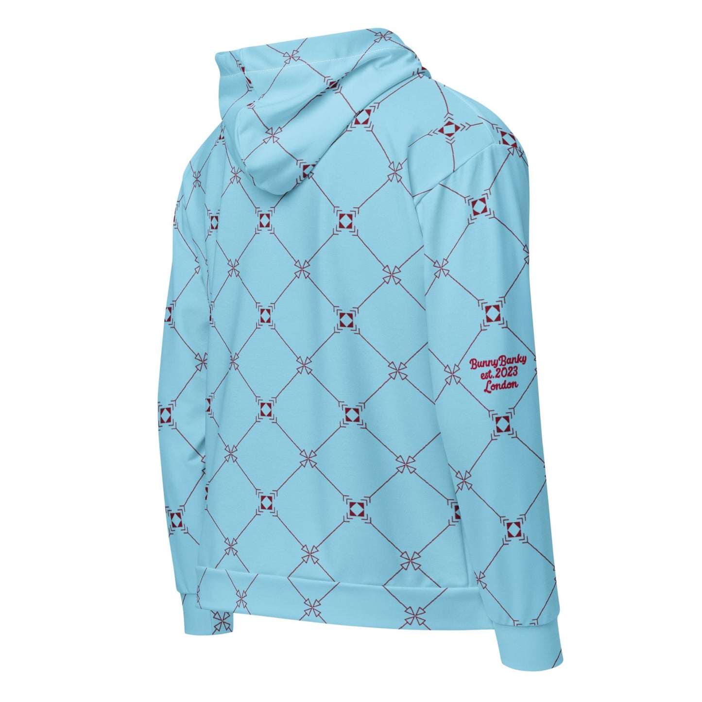 Bordeaux Zip Hoodie - BunnyBanky