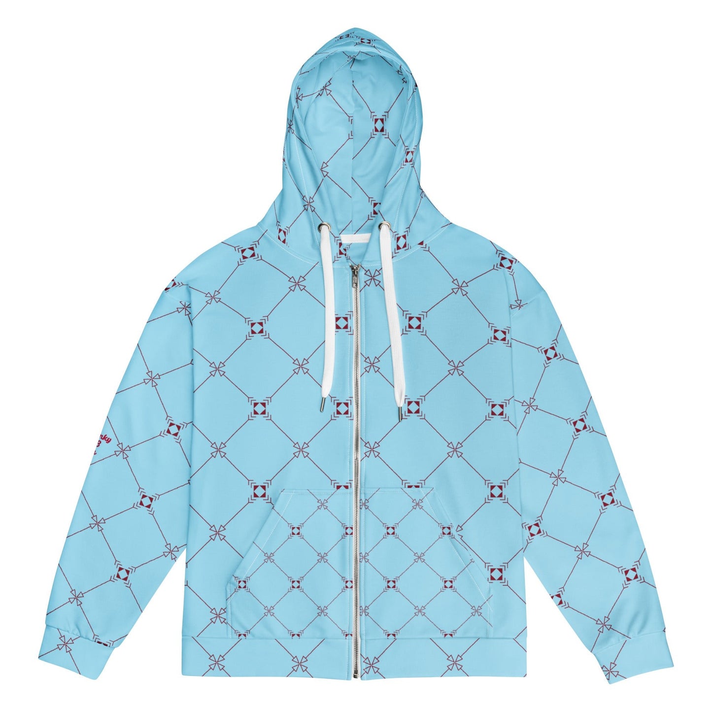 Bordeaux Zip Hoodie - BunnyBanky