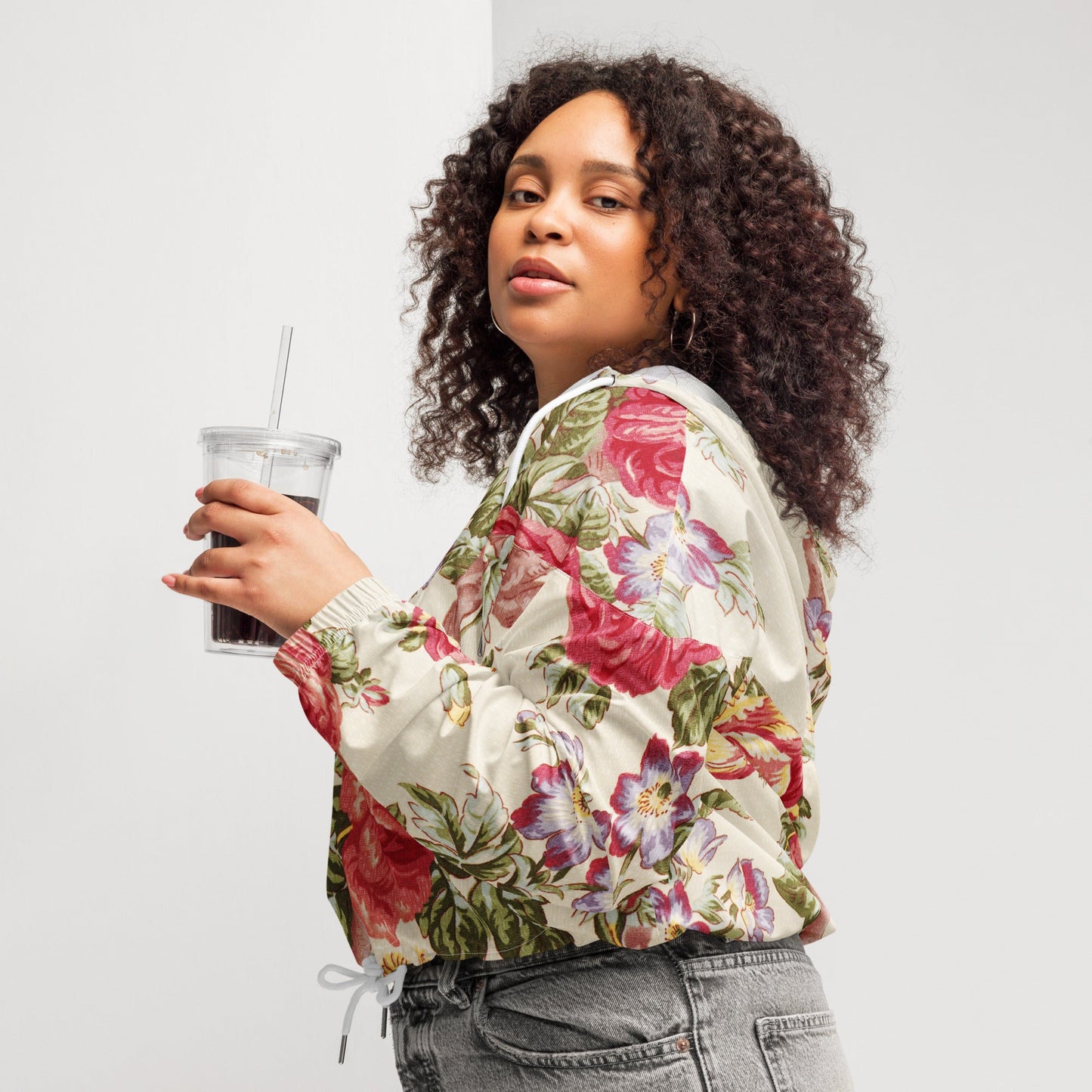 By The River Women’s Cropped Windbreaker - BunnyBanky