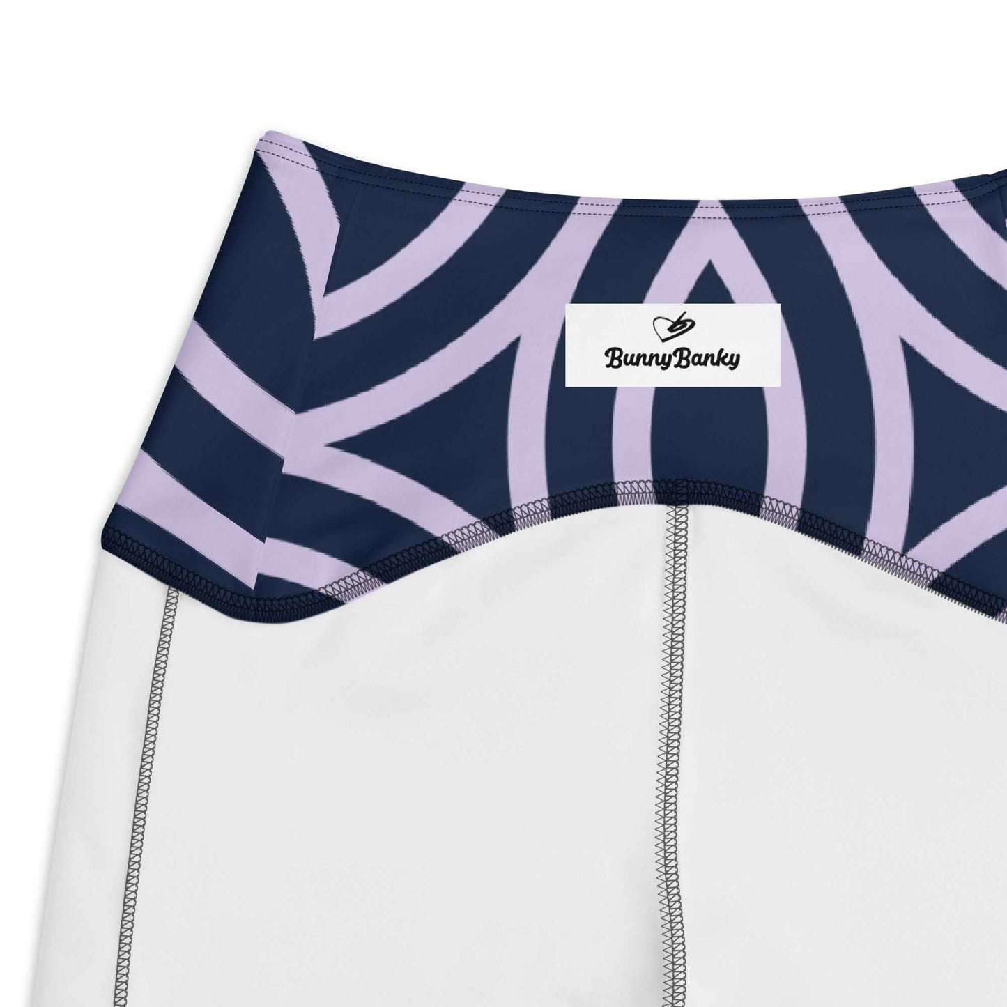 Canary Wharf Crossover Leggings with Pockets - Leggings by BunnyBanky