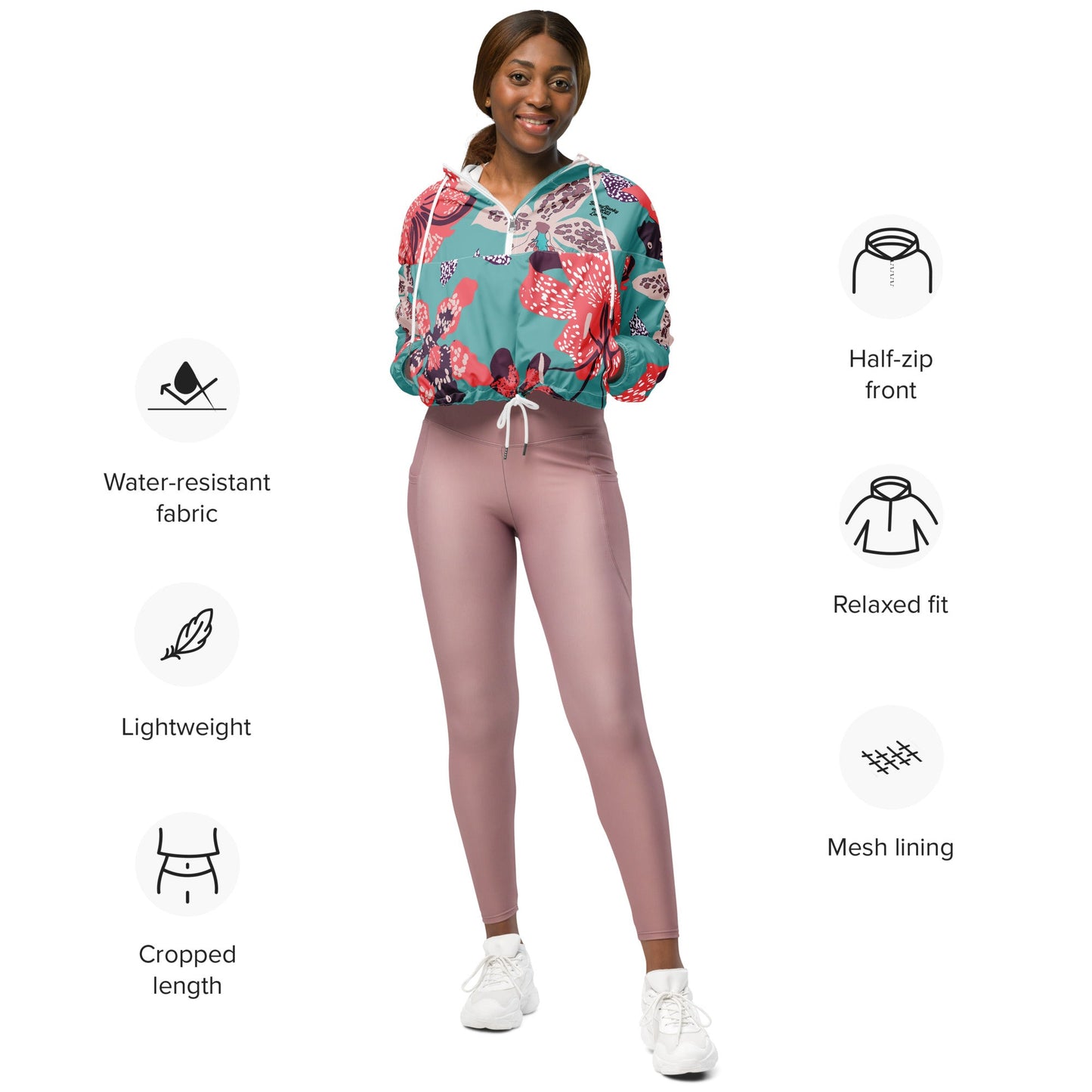 Chelsea Women’s cropped windbreaker - BunnyBanky
