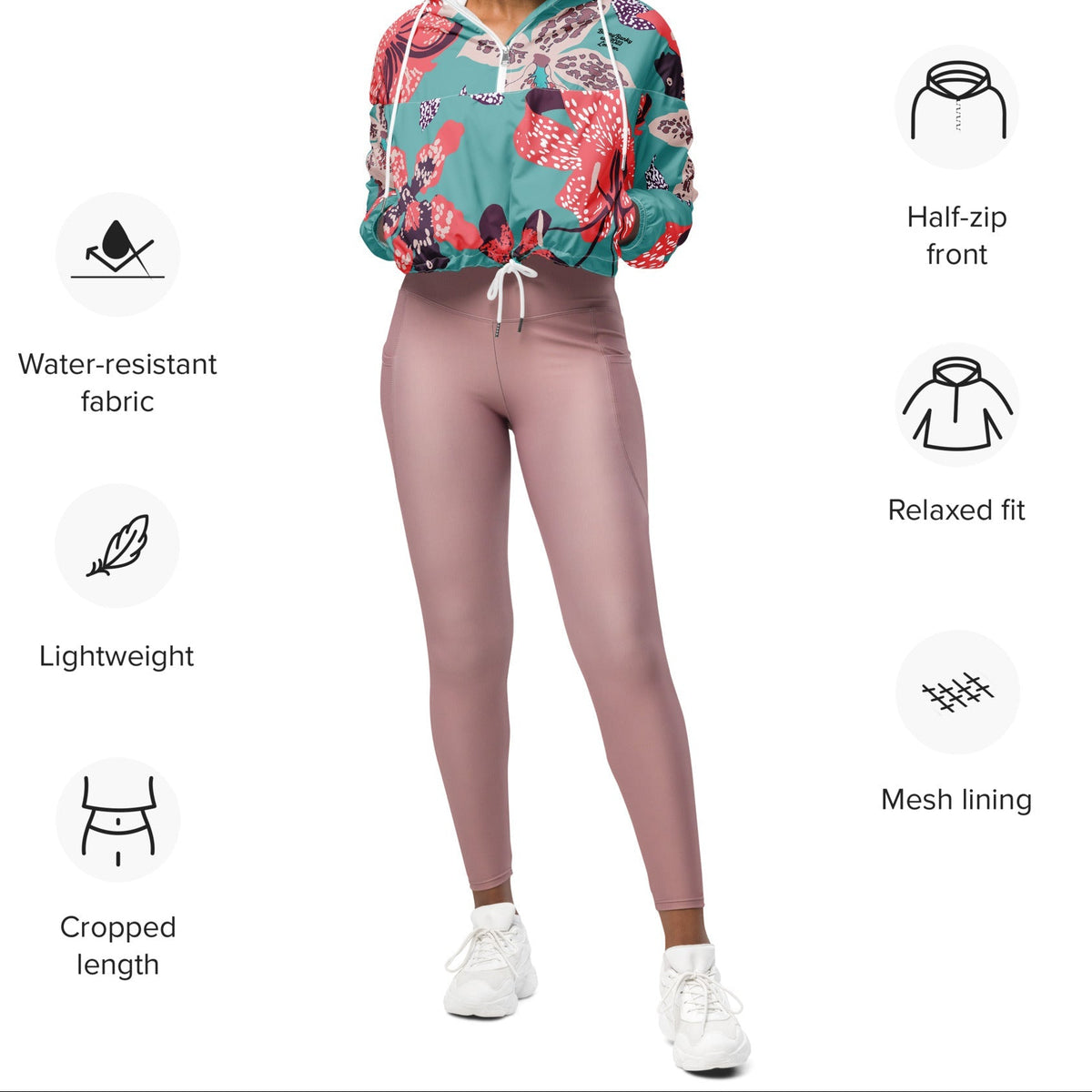 Chelsea Women’s cropped windbreaker - BunnyBanky