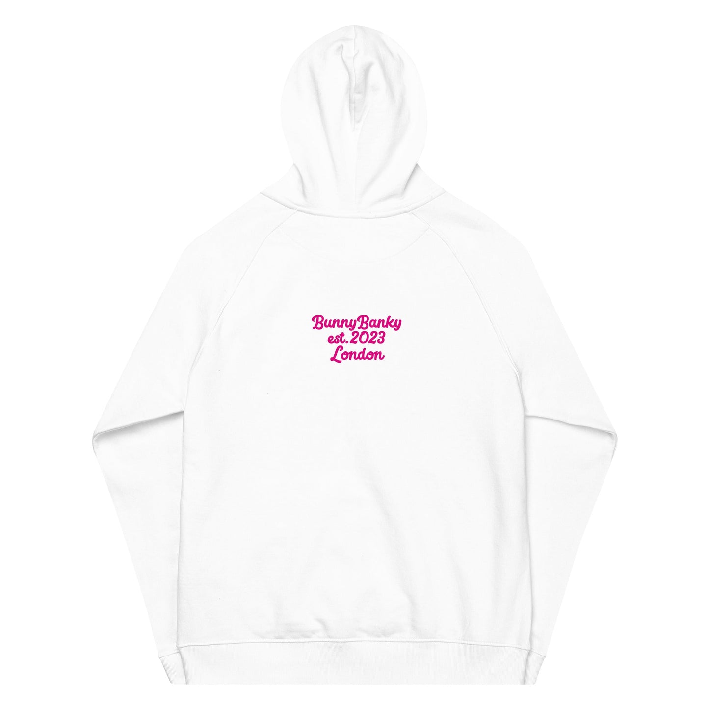 District Unisex eco raglan hoodie - BunnyBanky
