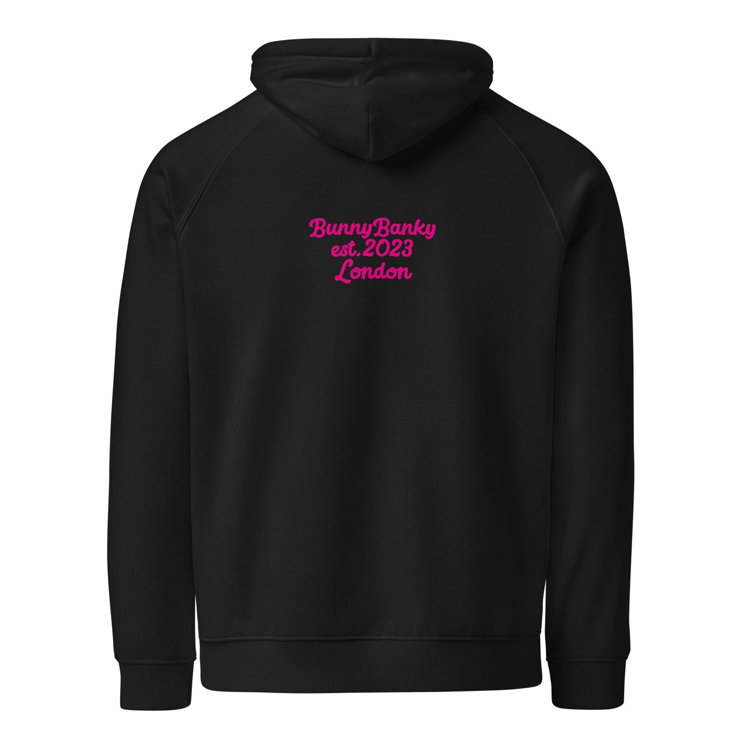 District Unisex eco raglan hoodie - BunnyBanky