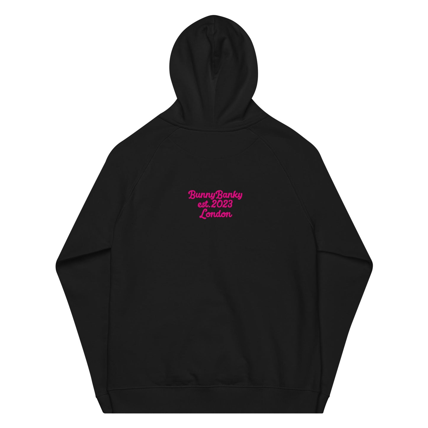 District Unisex eco raglan hoodie - BunnyBanky