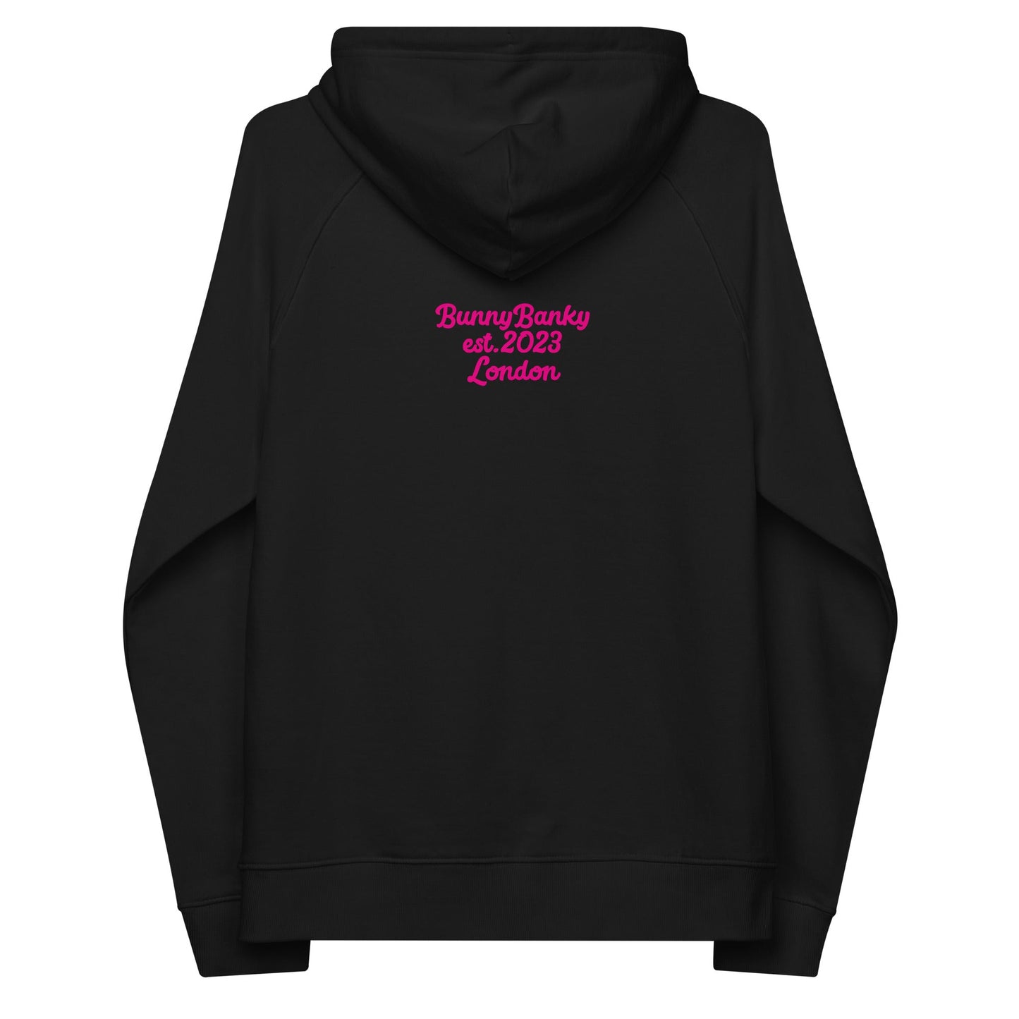 District Unisex eco raglan hoodie - BunnyBanky