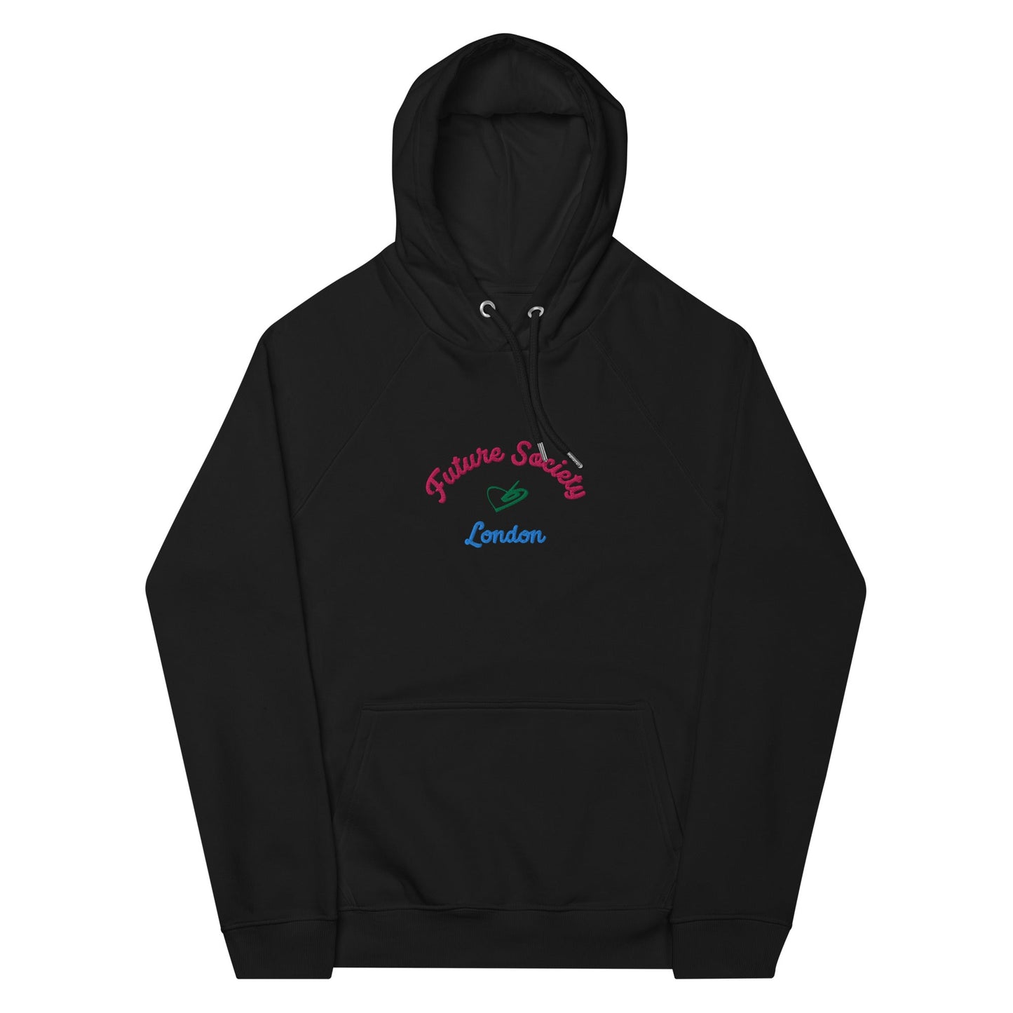 District Unisex eco raglan hoodie - BunnyBanky