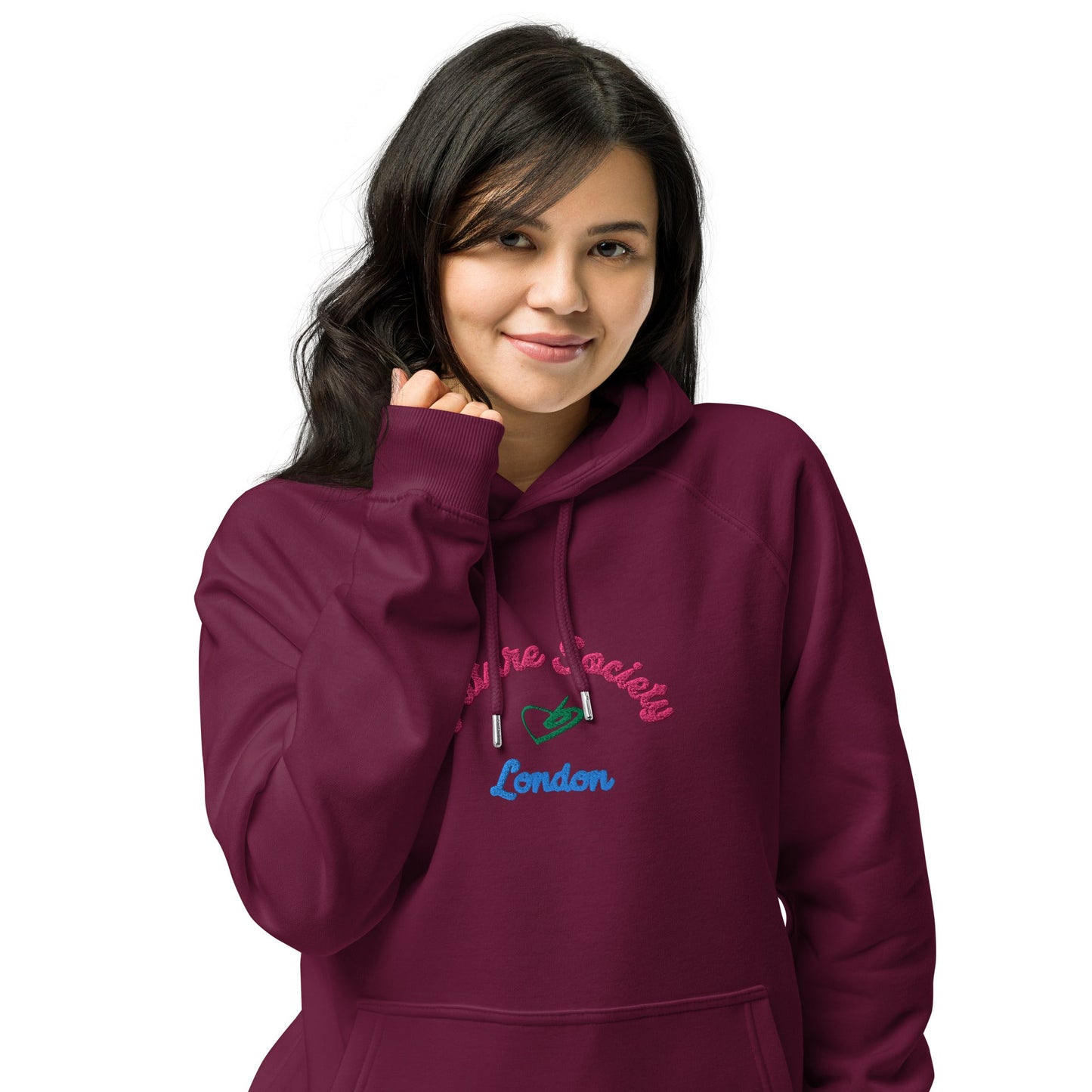 District Unisex eco raglan hoodie - BunnyBanky
