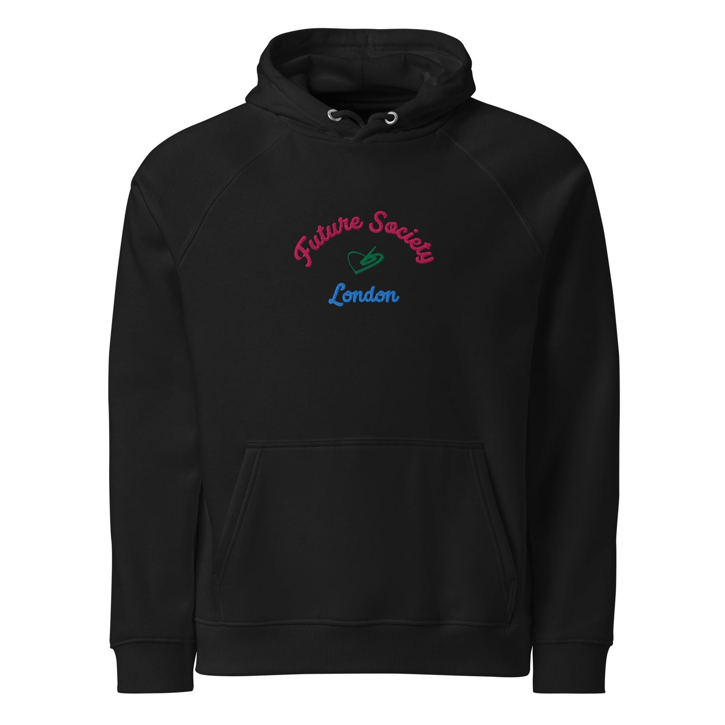 District Unisex eco raglan hoodie - BunnyBanky