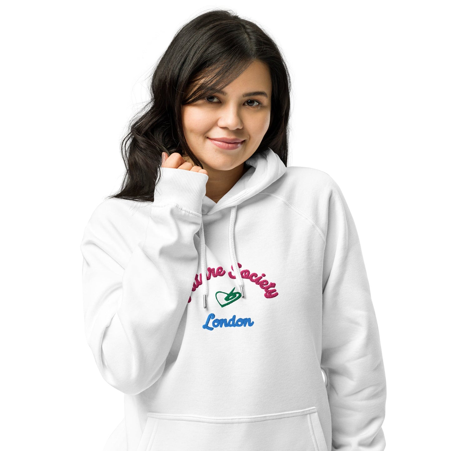 District Unisex eco raglan hoodie - BunnyBanky