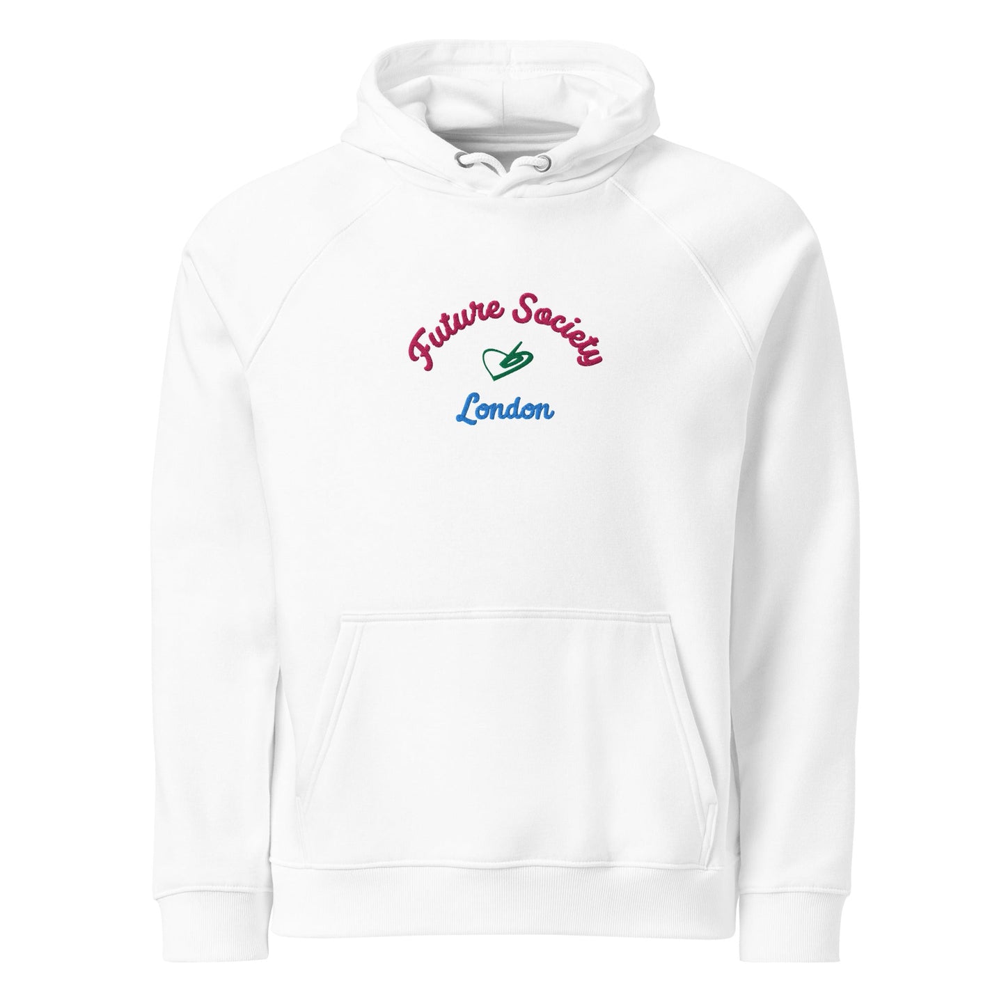 District Unisex eco raglan hoodie - BunnyBanky