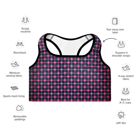 Dublin Padded Sports Bra - BunnyBanky