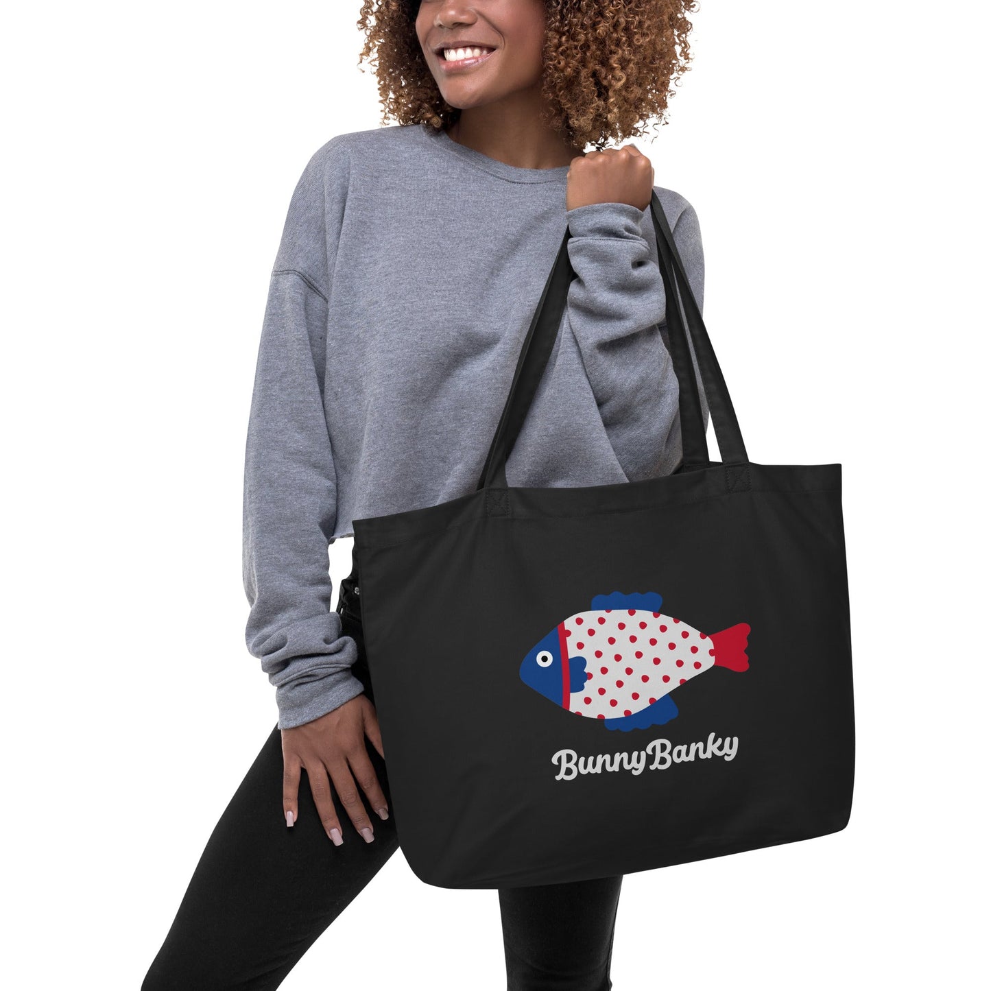 EcoFlex Large Organic Tote Bag - BunnyBanky