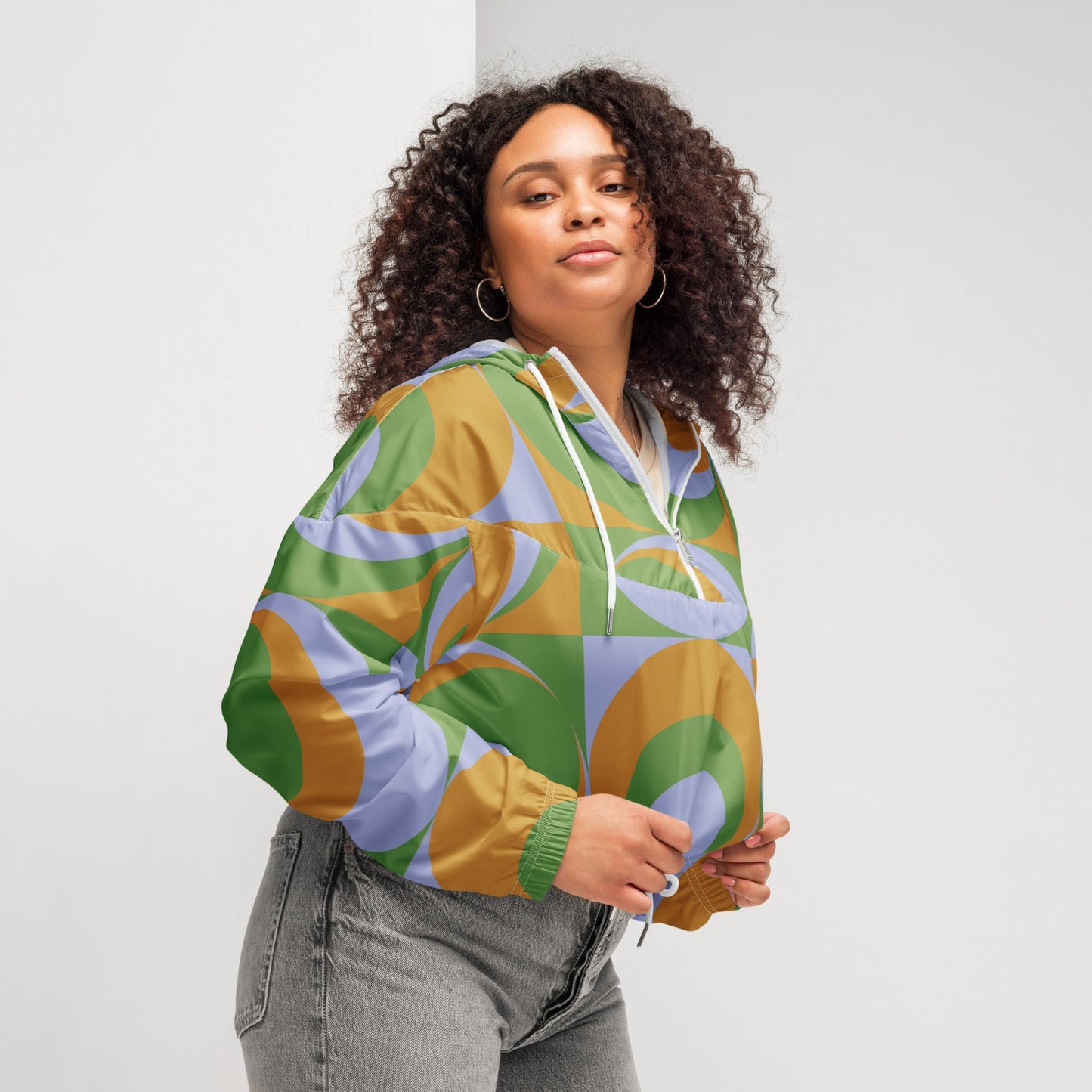 Florence Women’s Cropped Windbreaker - BunnyBanky