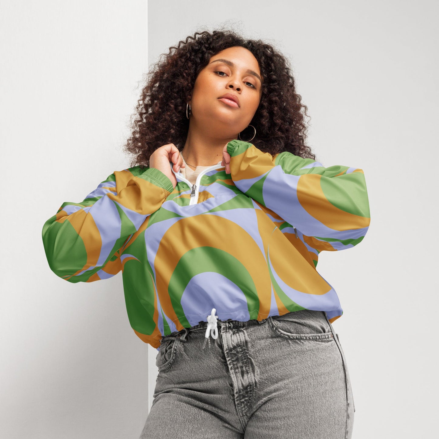 Florence Women’s Cropped Windbreaker - BunnyBanky