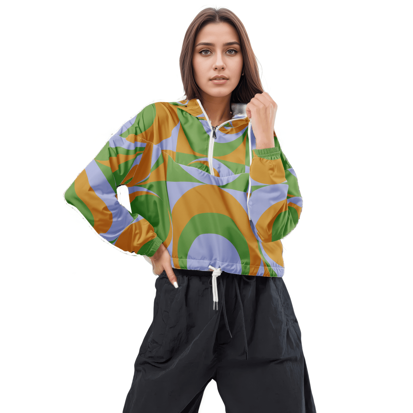 Florence Women’s Cropped Windbreaker - BunnyBanky