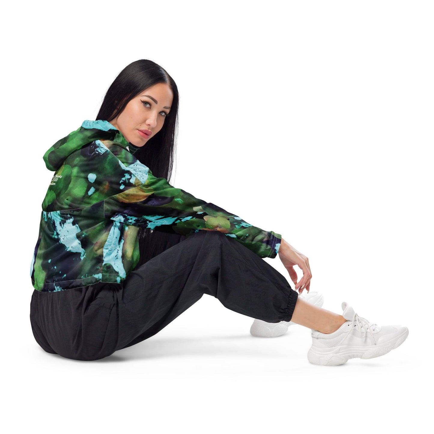 Maldives Women’s Cropped Windbreaker - BunnyBanky