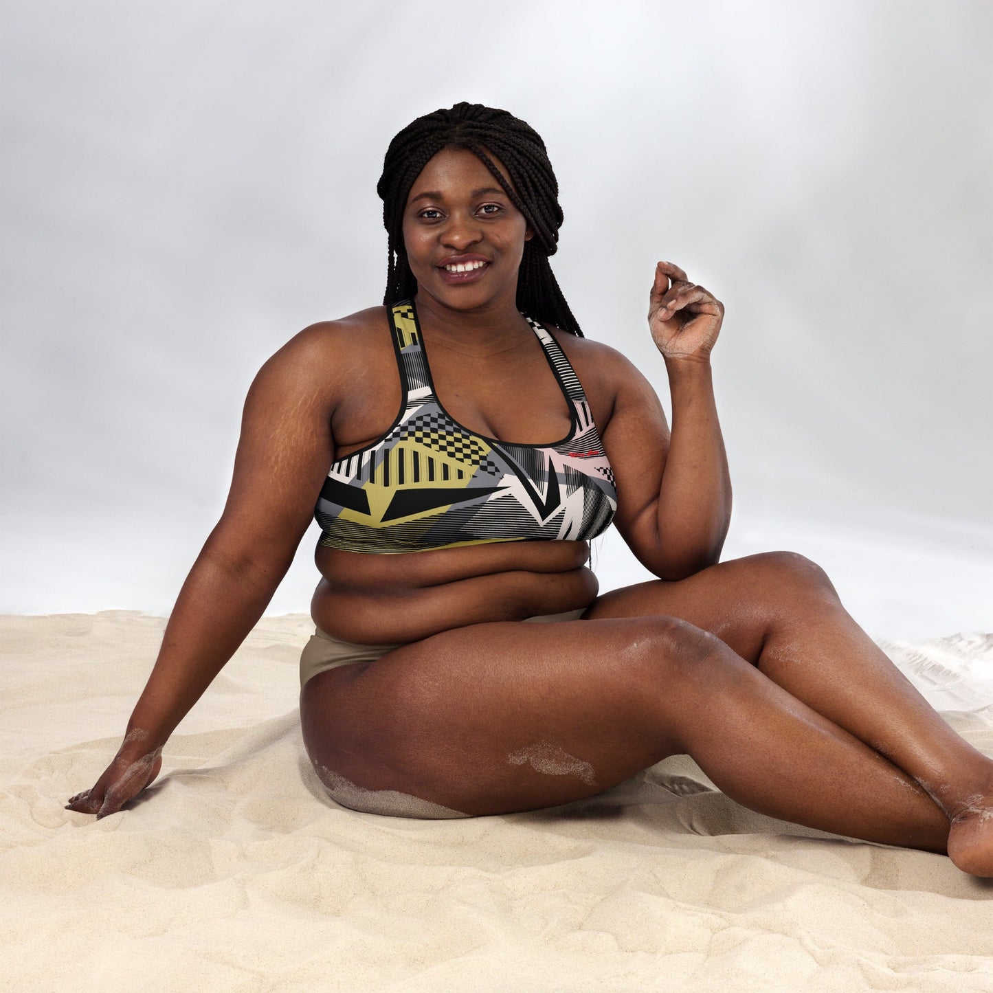 Oxford Padded Sports Bra - BunnyBanky