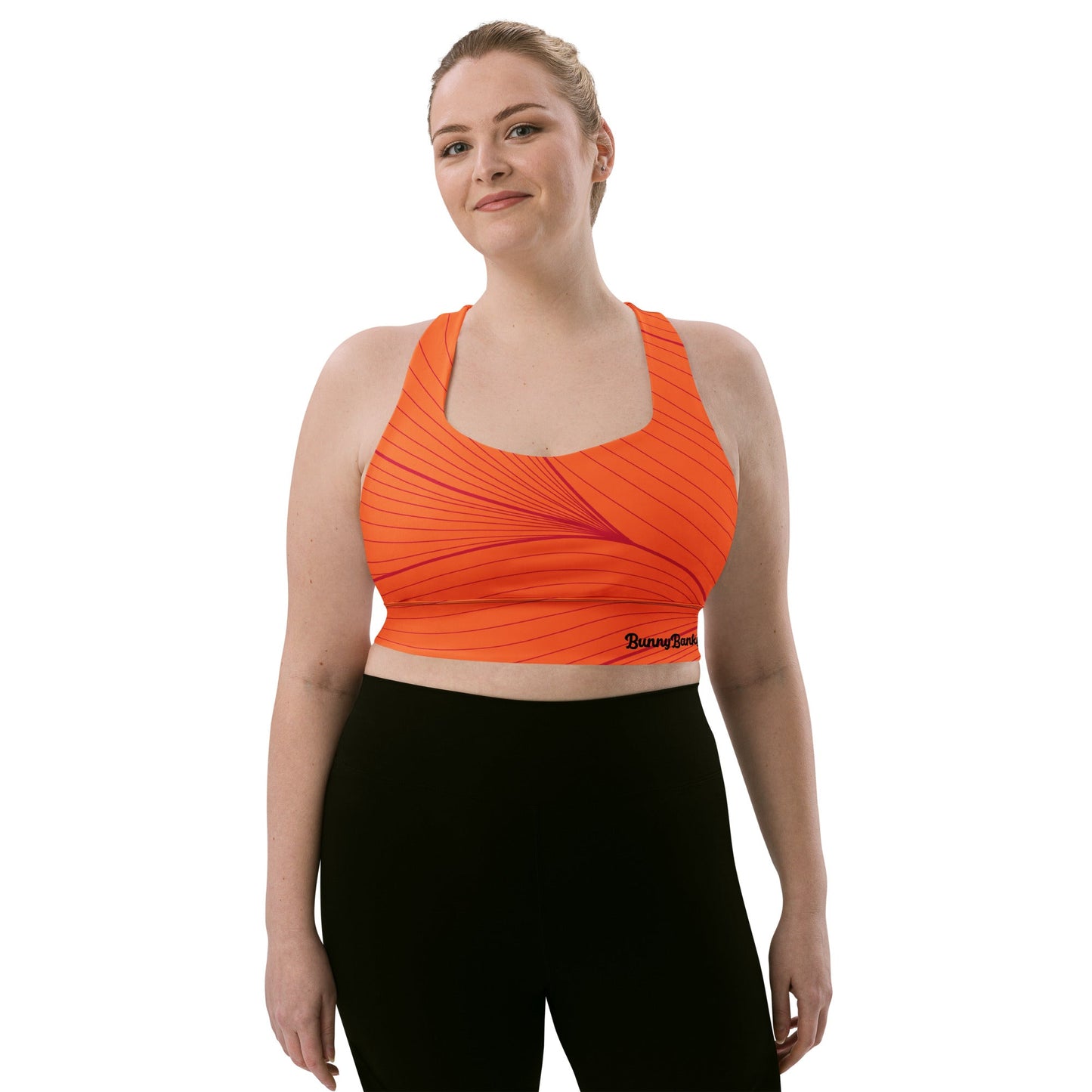Rhodes Longline Sports Bra - BunnyBanky