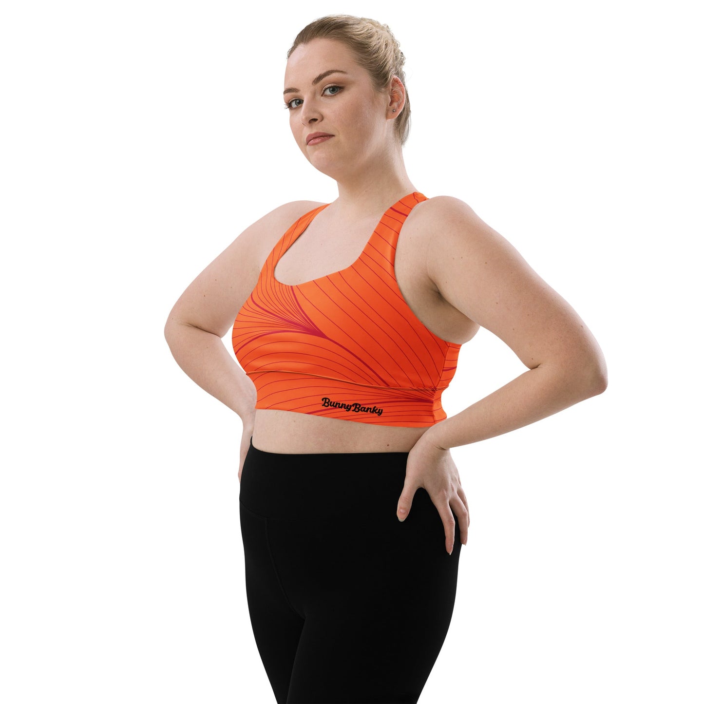 Rhodes Longline Sports Bra - BunnyBanky