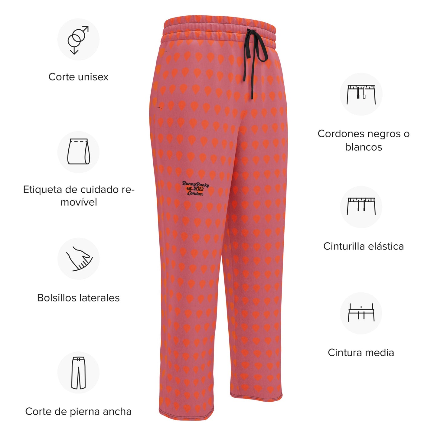 Rhodes Wide - leg joggers - BunnyBanky