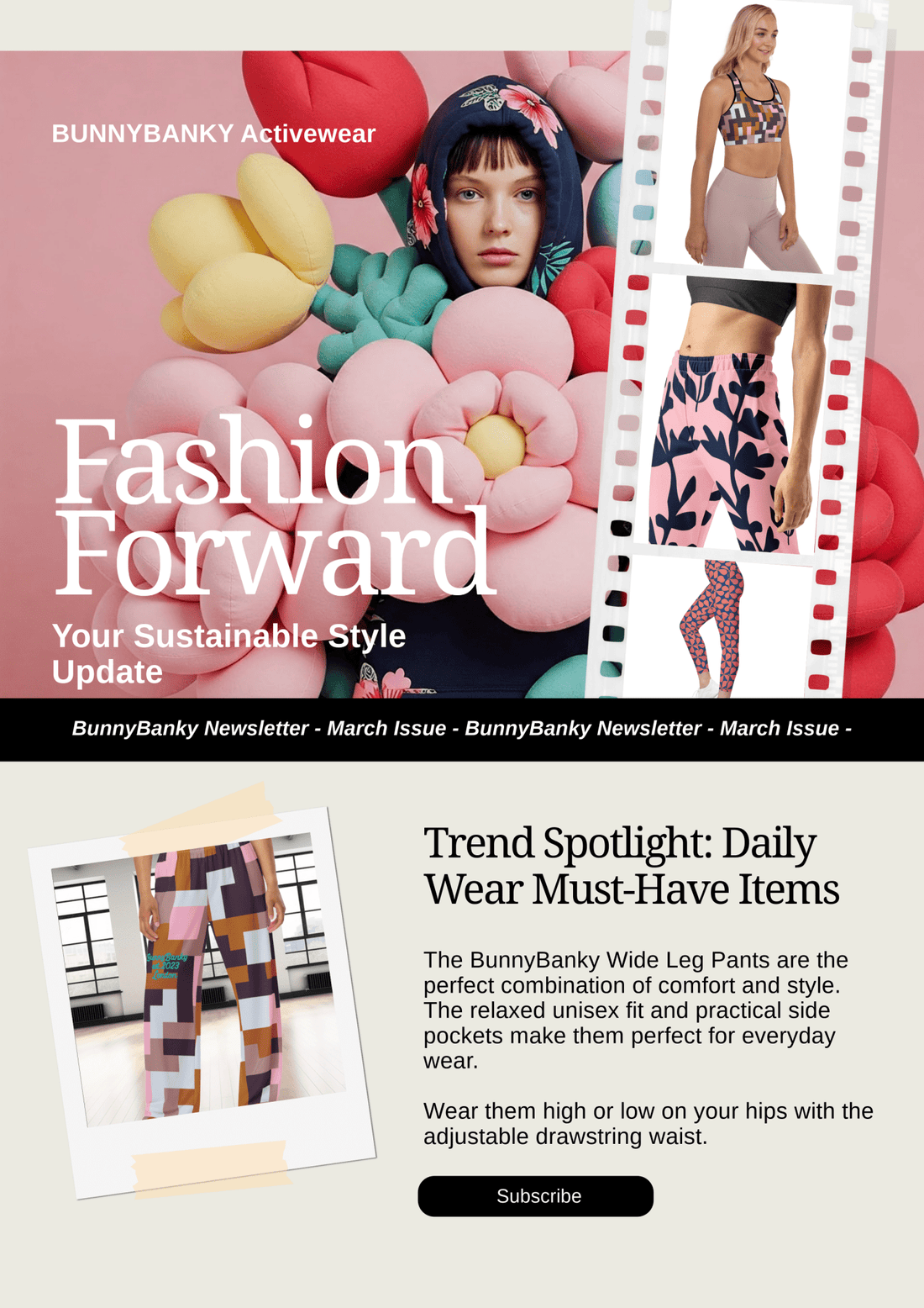 Fashion forward your sustainable style March issue - BunnyBanky