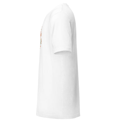 Side view of the white Revolution Tee