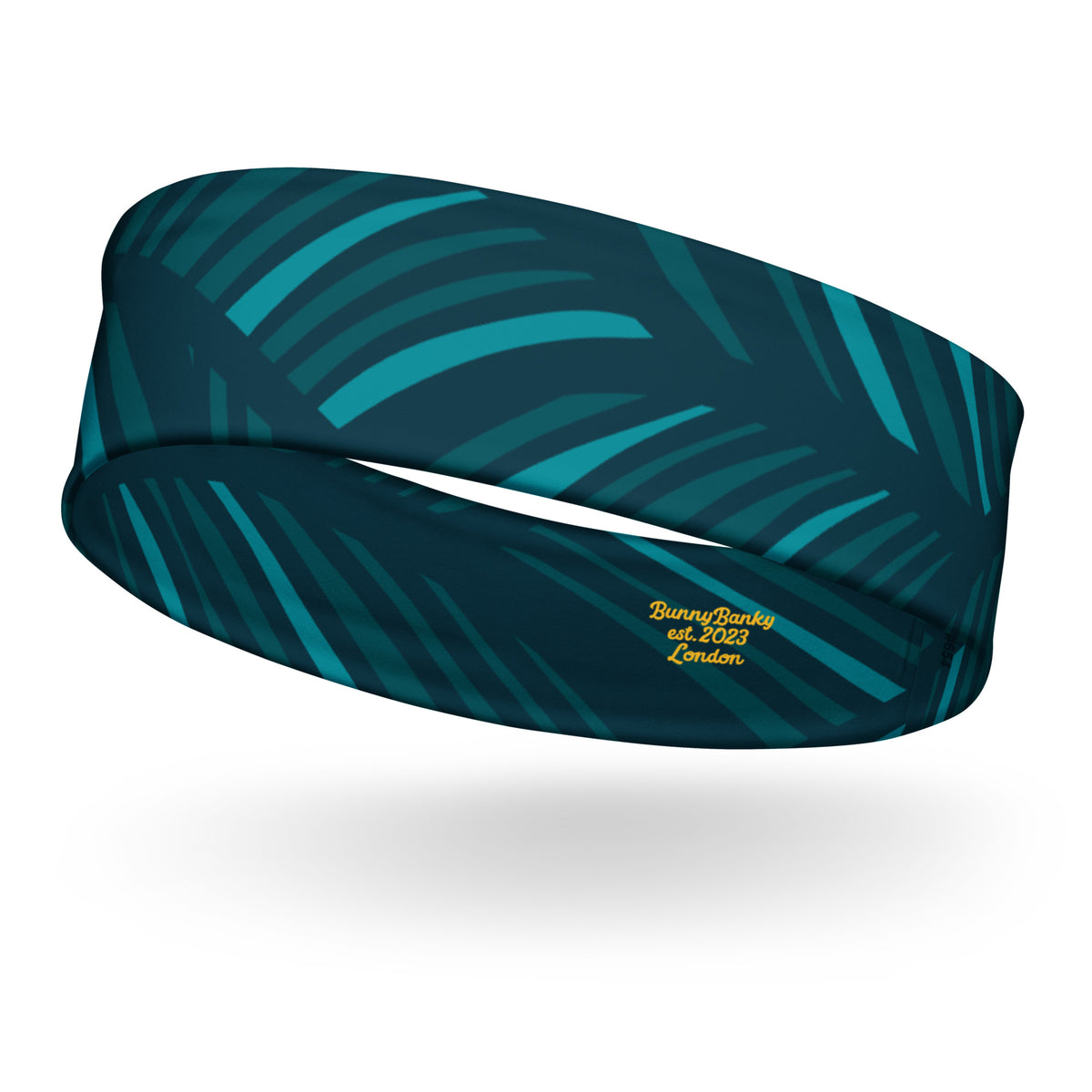 amazonia botanical headband in green vibrant print