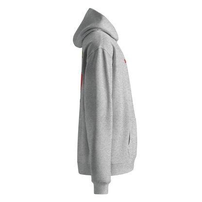 A close up of The Angel Wellness Hoodie, showing the oversized fit
