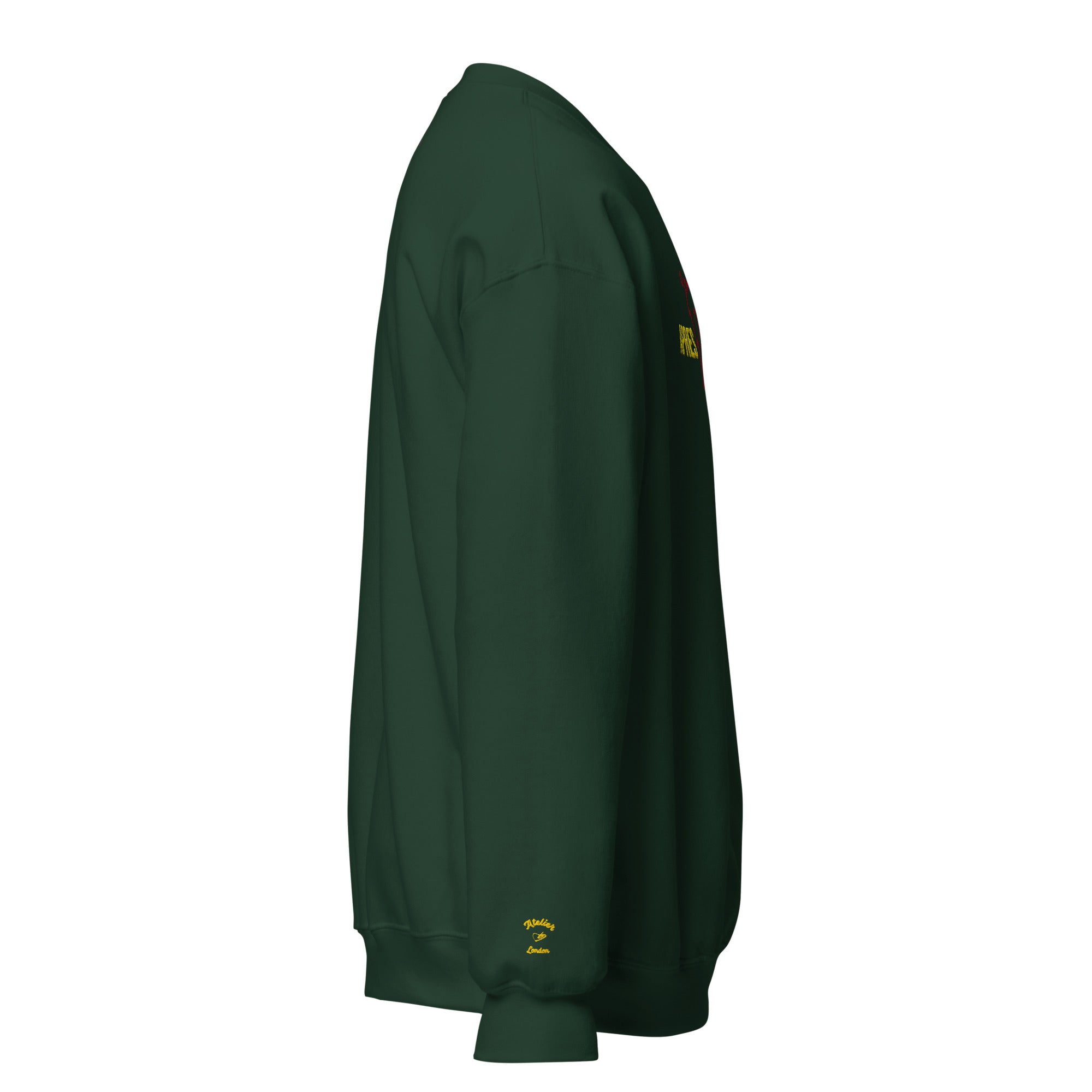 apres matcha sweatshirt , a Green sweatshirt on a white background