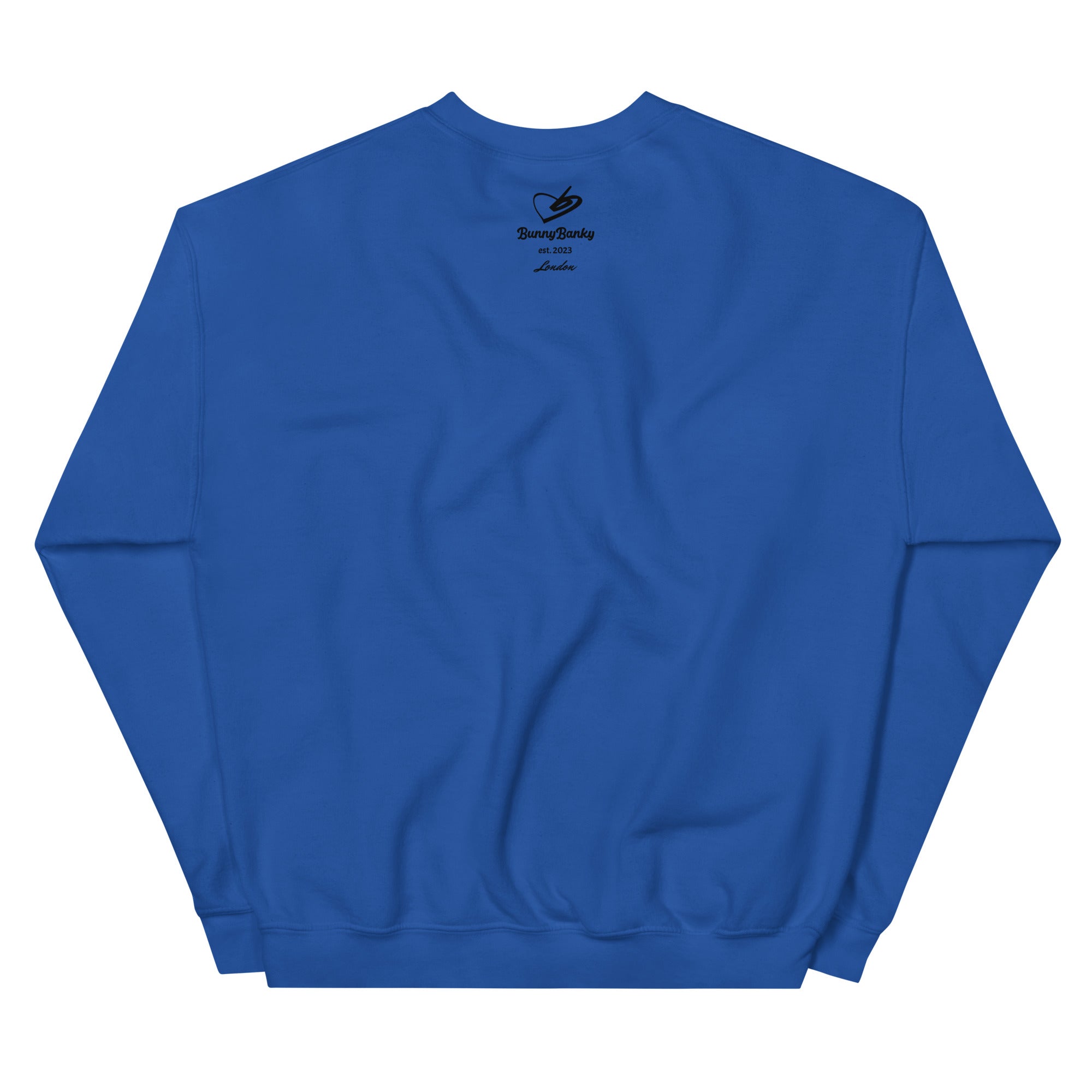 the apres matcha sweatshirt in royal blue  back