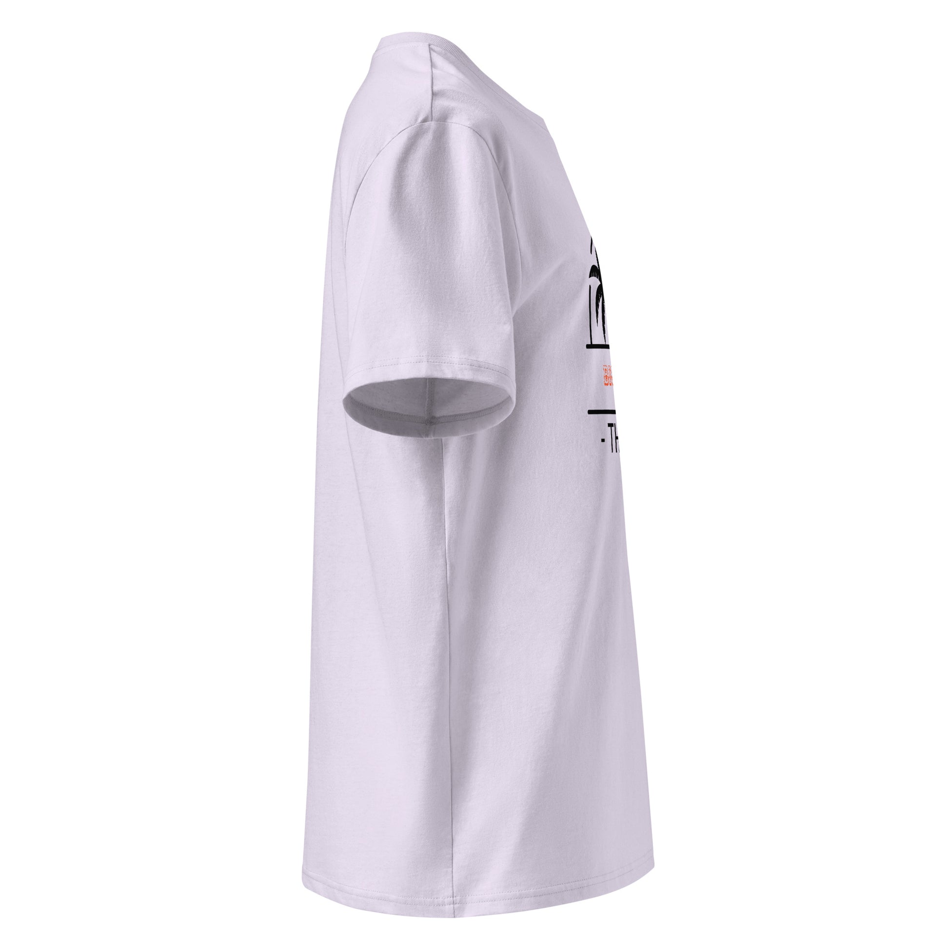 Levander t-shirt with a small logo on the chest against a white background