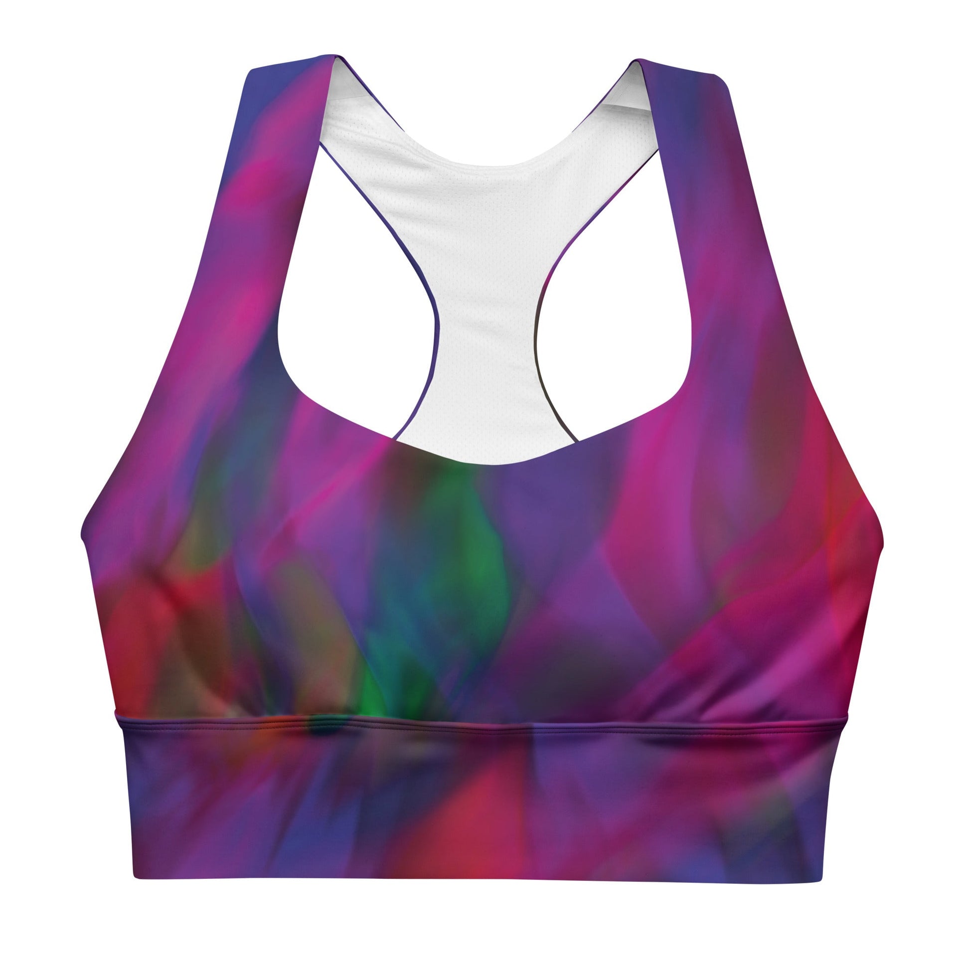 Bologna Longline Sports Bra: High - Support, Sustainable Style - BunnyBanky
