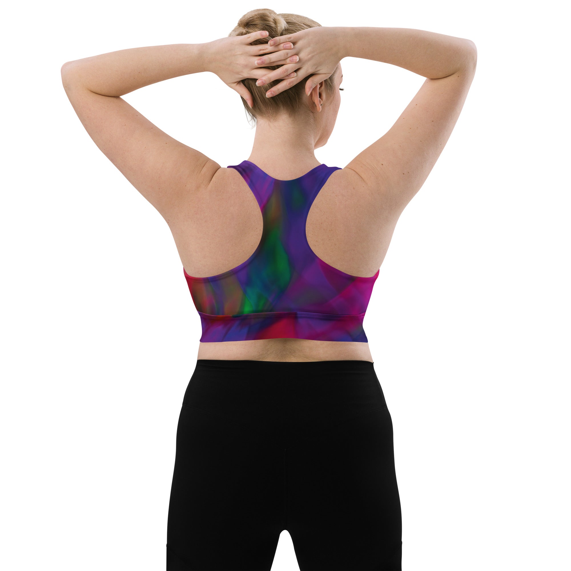 Bologna Longline Sports Bra: High - Support, Sustainable Style - BunnyBanky