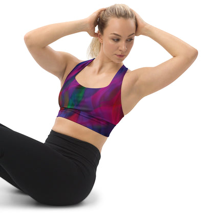 Bologna Longline Sports Bra: High - Support, Sustainable Style - BunnyBanky