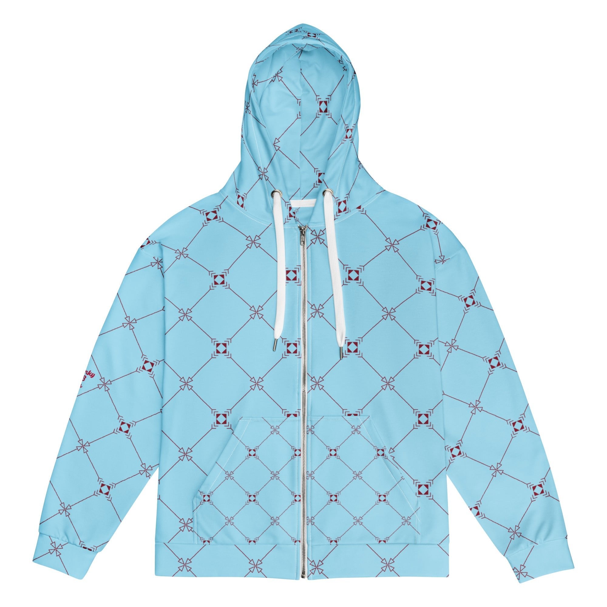 Bordeaux Zip Hoodie - BunnyBanky