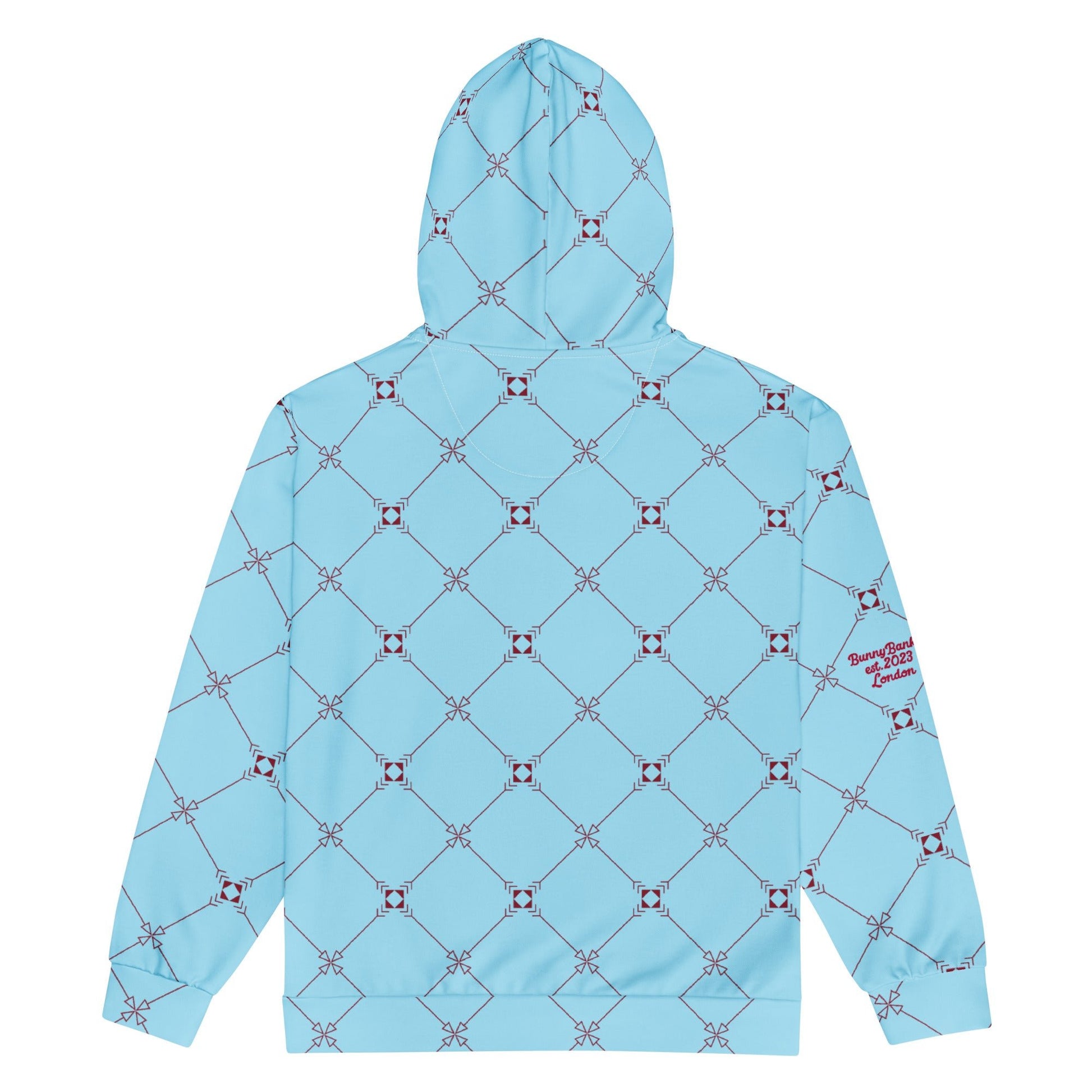 Bordeaux Zip Hoodie - BunnyBanky