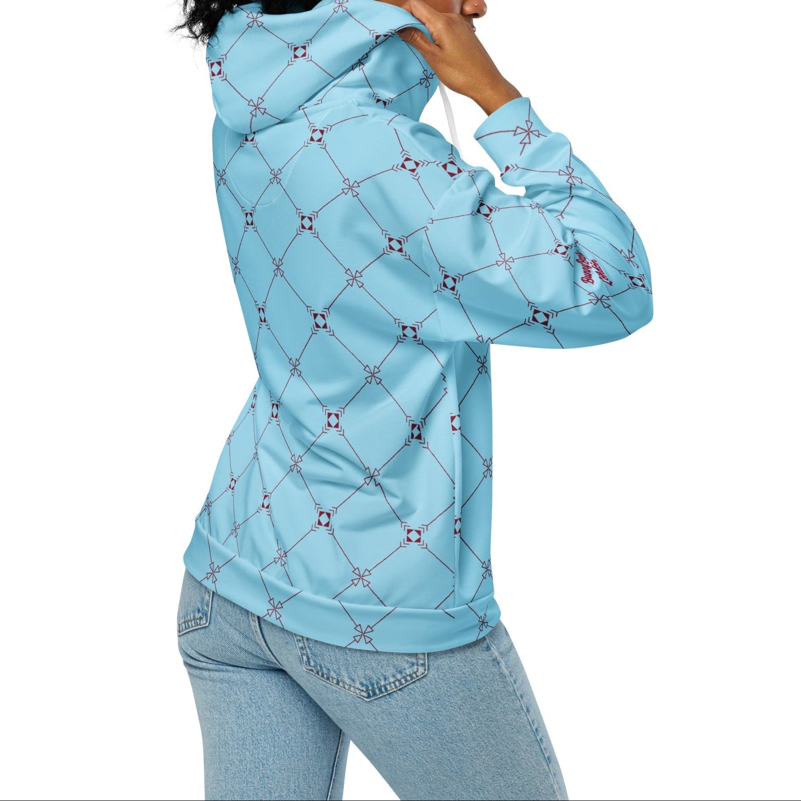 Bordeaux Zip Hoodie - BunnyBanky