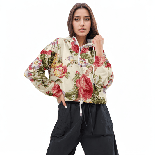 By The River Women’s Cropped Windbreaker - BunnyBanky