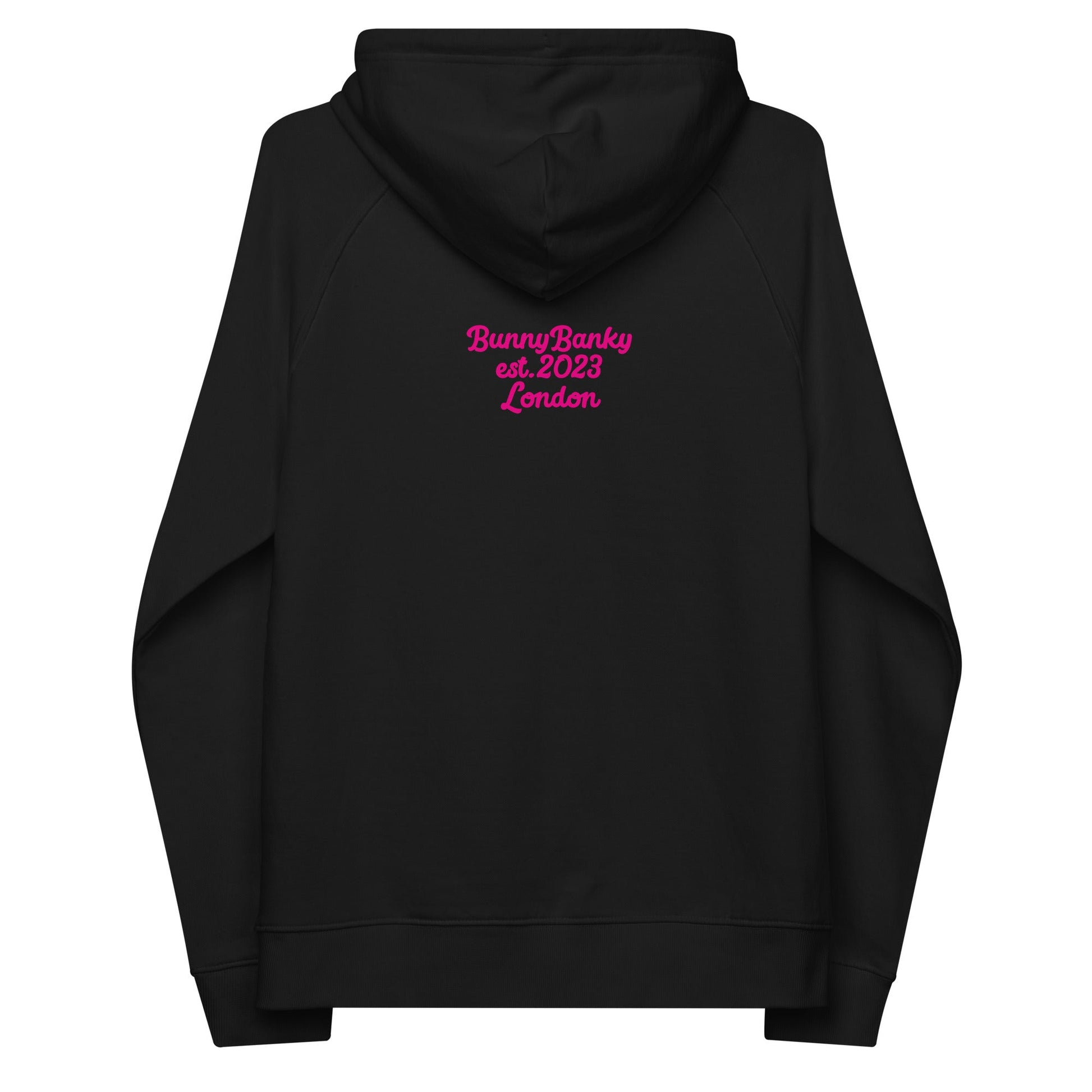 District Unisex eco raglan hoodie - BunnyBanky