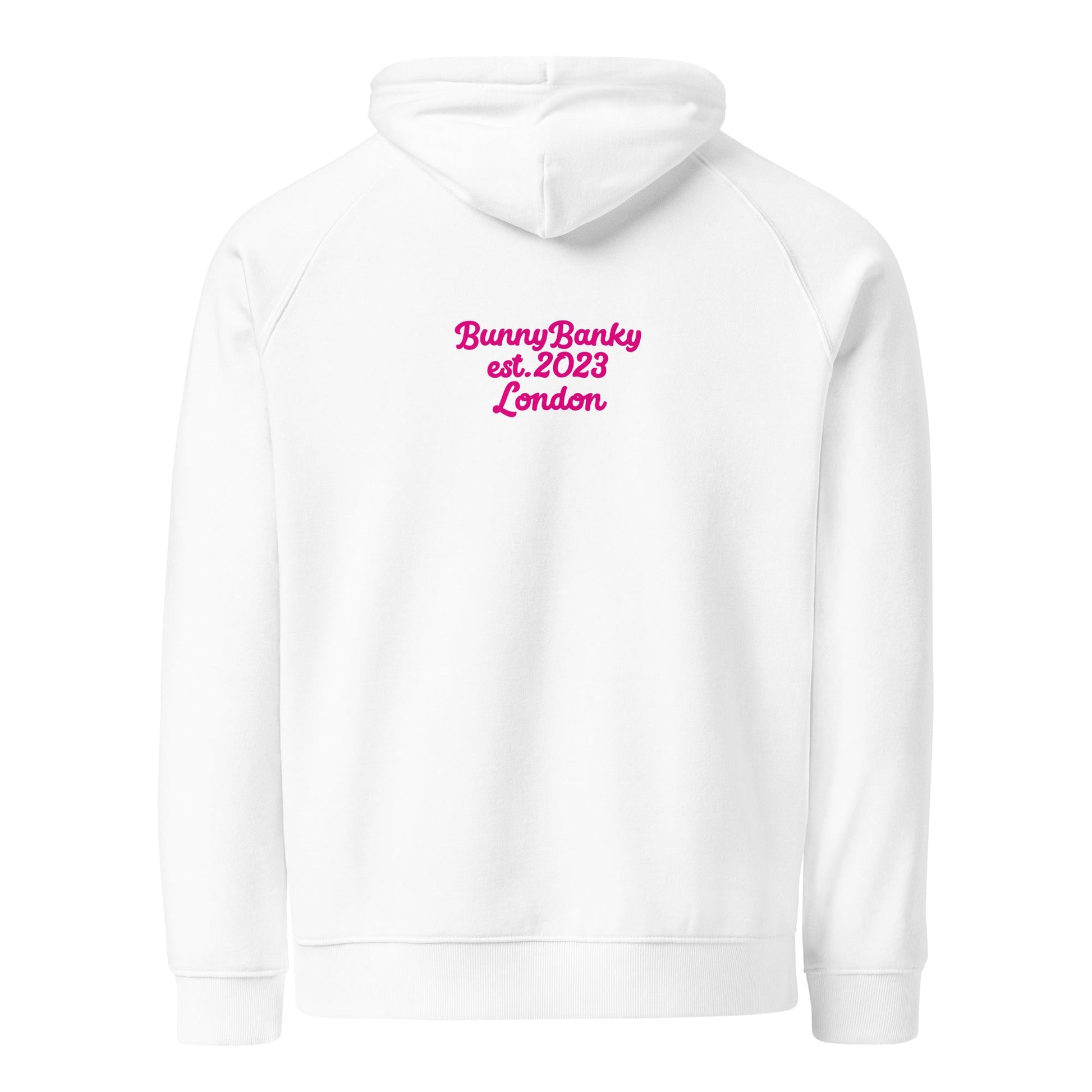 District Unisex eco raglan hoodie - BunnyBanky