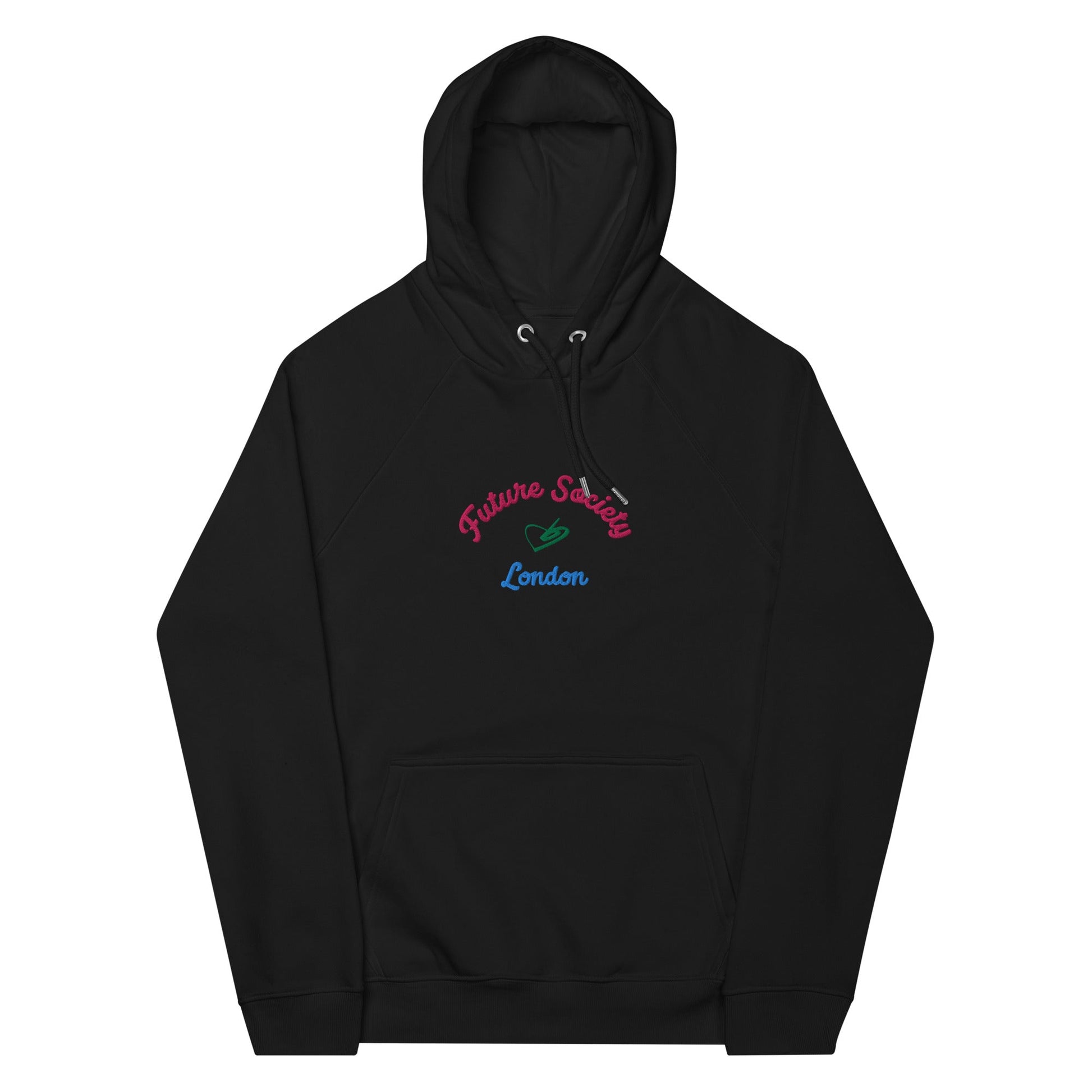 District Unisex eco raglan hoodie - BunnyBanky
