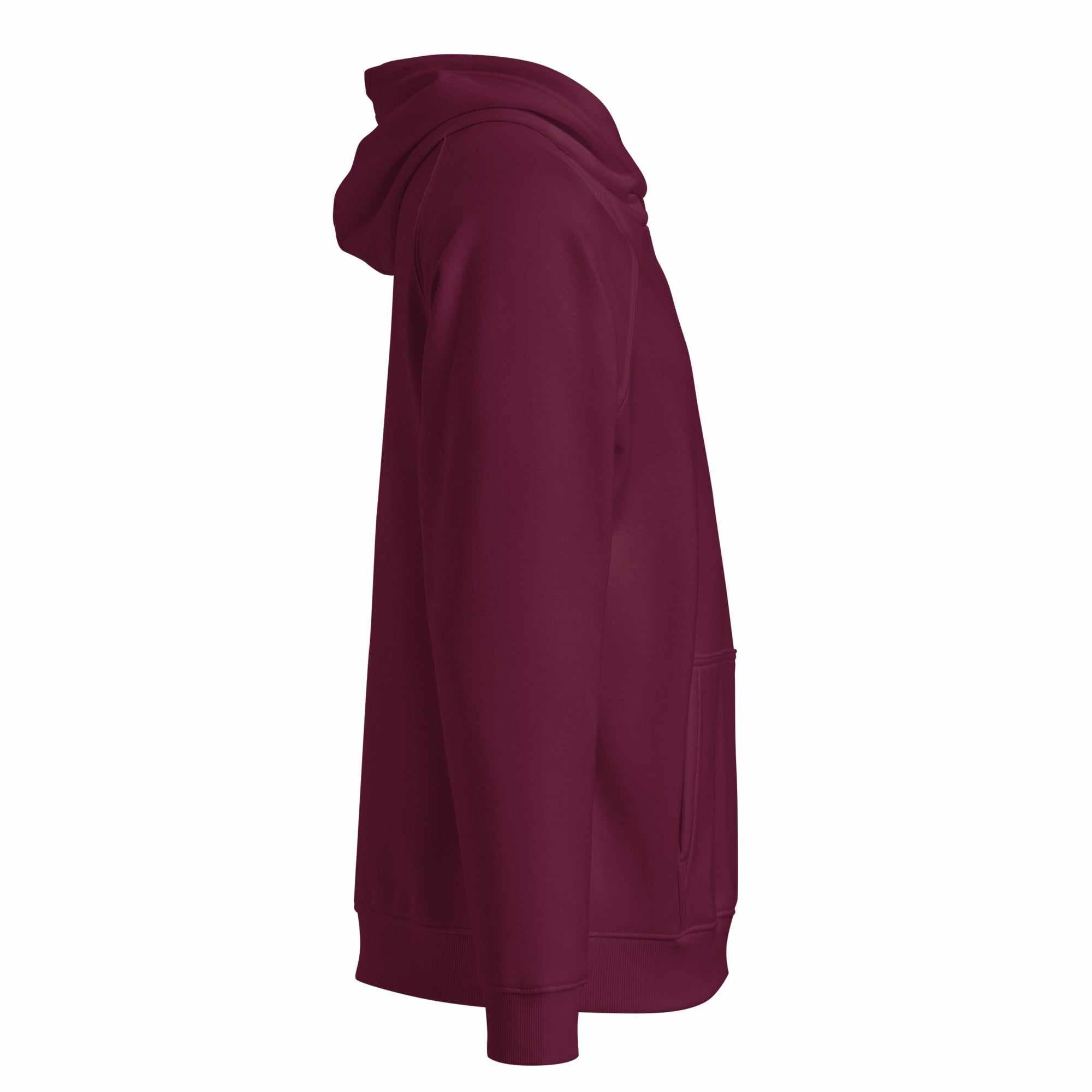 A close up of The Atelier Hoodie showing the long sleeve.
