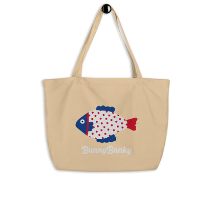 EcoFlex Large Organic Tote Bag - BunnyBanky